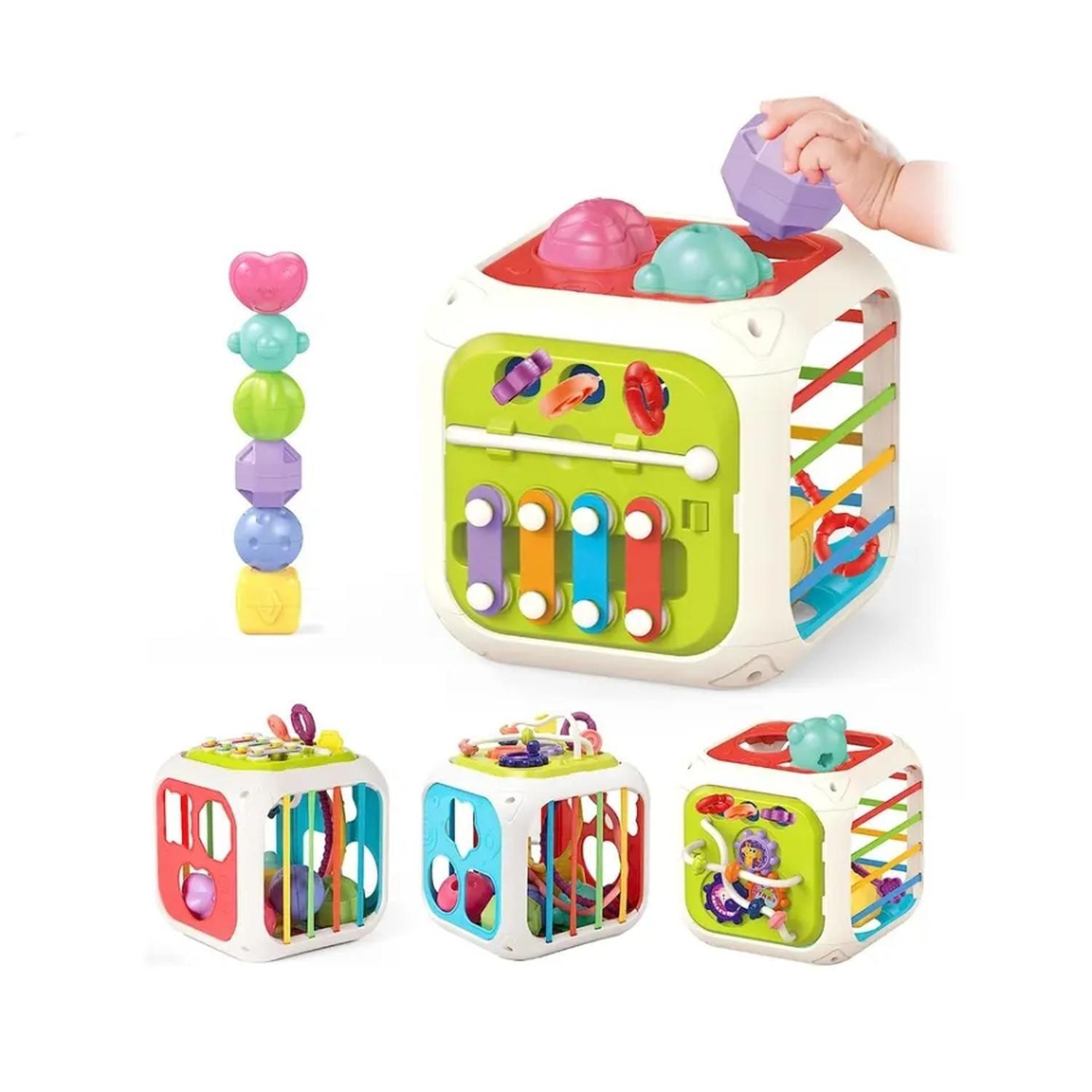 Cubo De Actividad Sensorial Habilidades Motoras Ecocele-2
