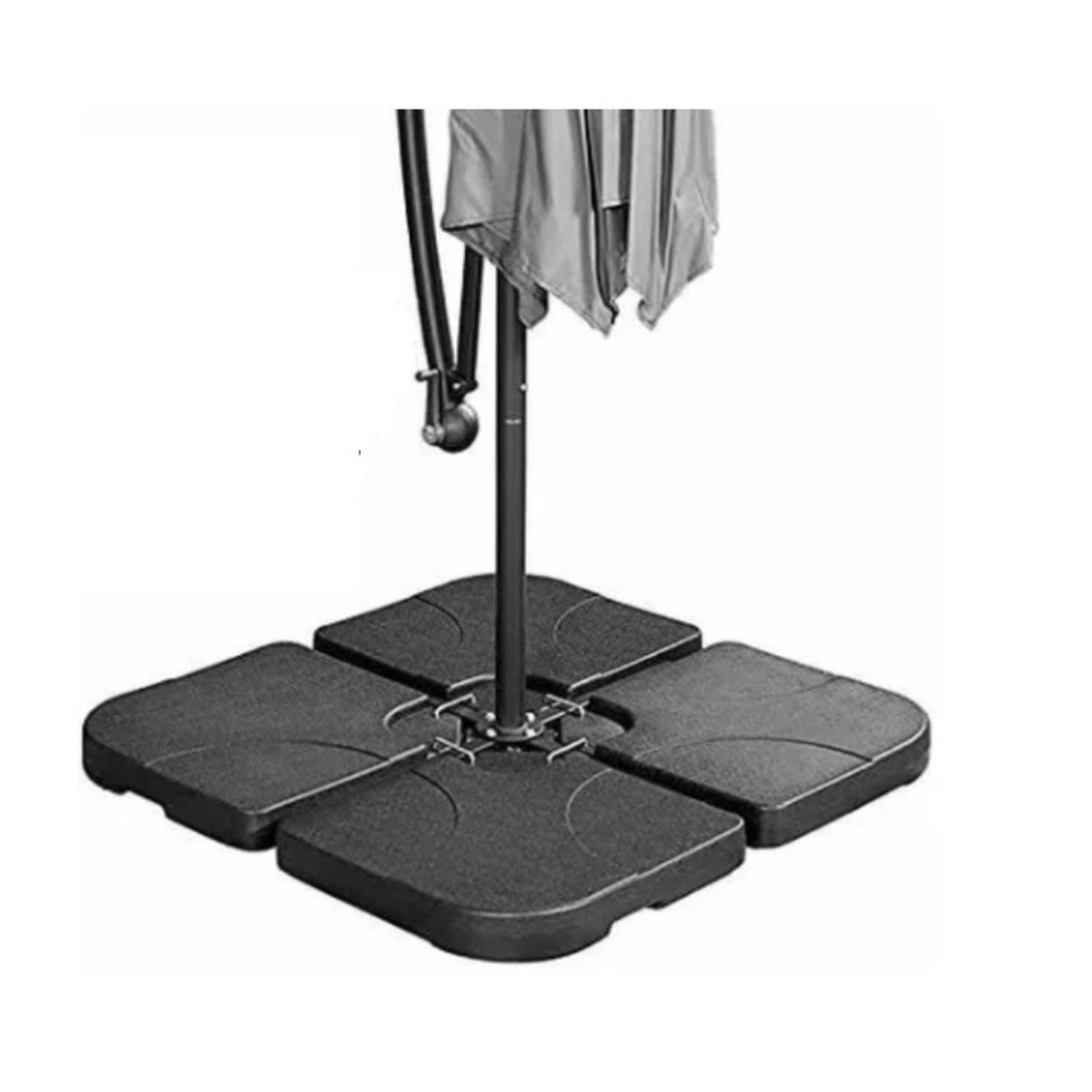 Base Para Quitasol. Resina. 60 Kg Con Relleno.-3