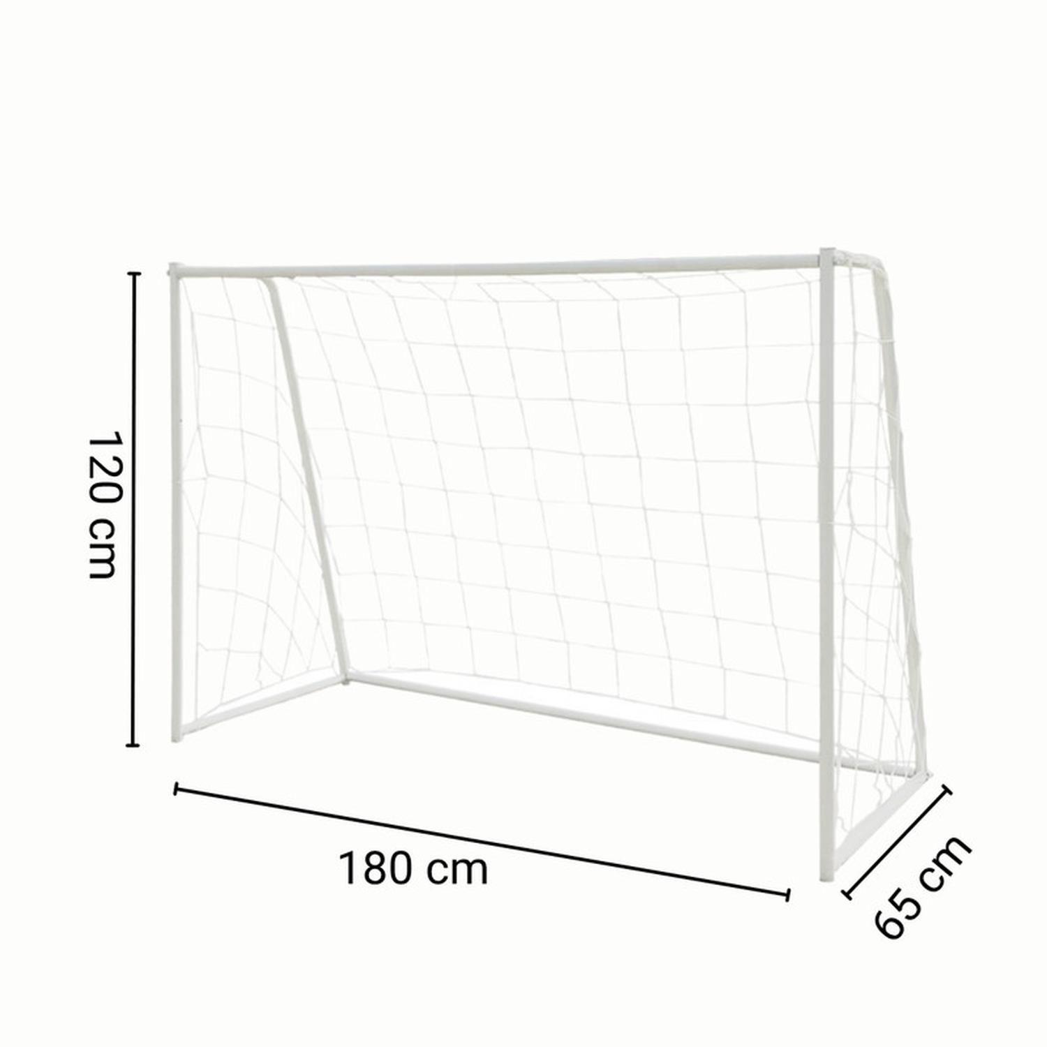 Set de 2 Arcos De Fútbol Metálico 180x120x65 Cm-2