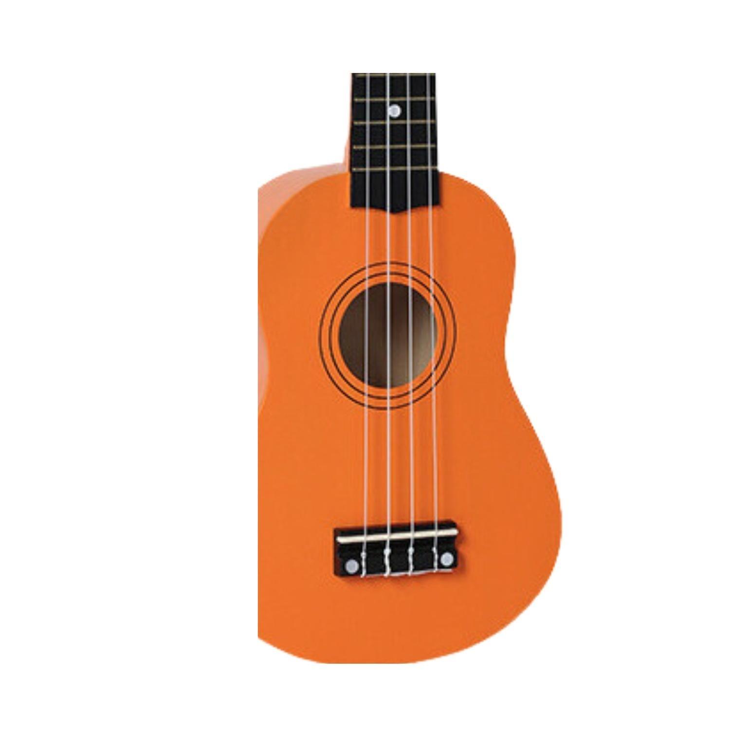 Ukelele 21". Incluye Funda. Color Naranjo-2