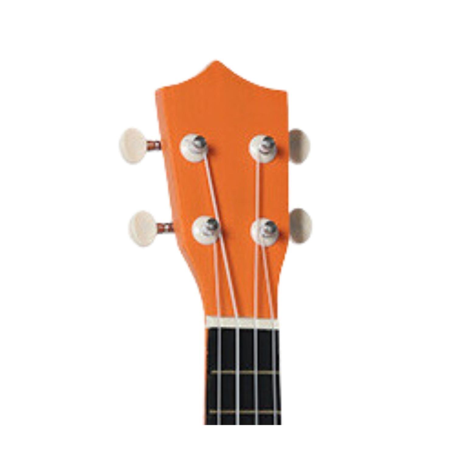 Ukelele 21". Incluye Funda. Color Naranjo-3
