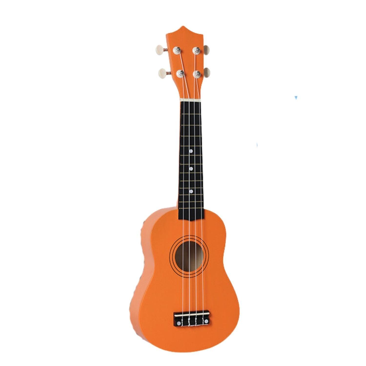 Ukelele 21". Incluye Funda. Color Naranjo-5