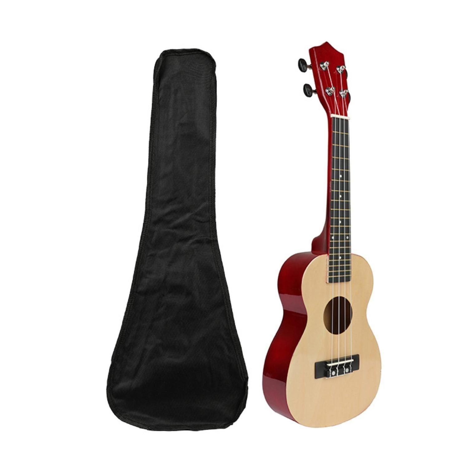 Ukelele 23". Incluye Funda. Color Madera-0