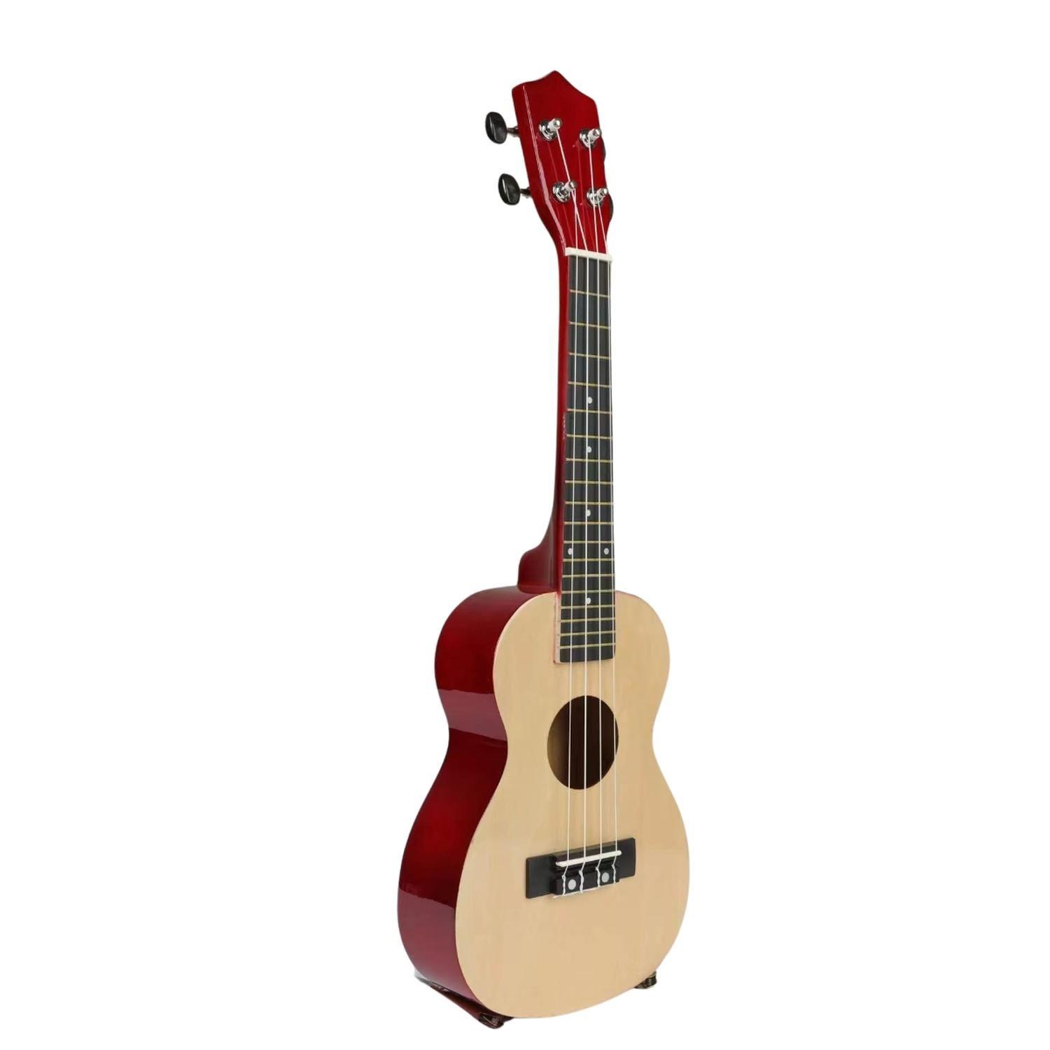 Ukelele 23". Incluye Funda. Color Madera-1