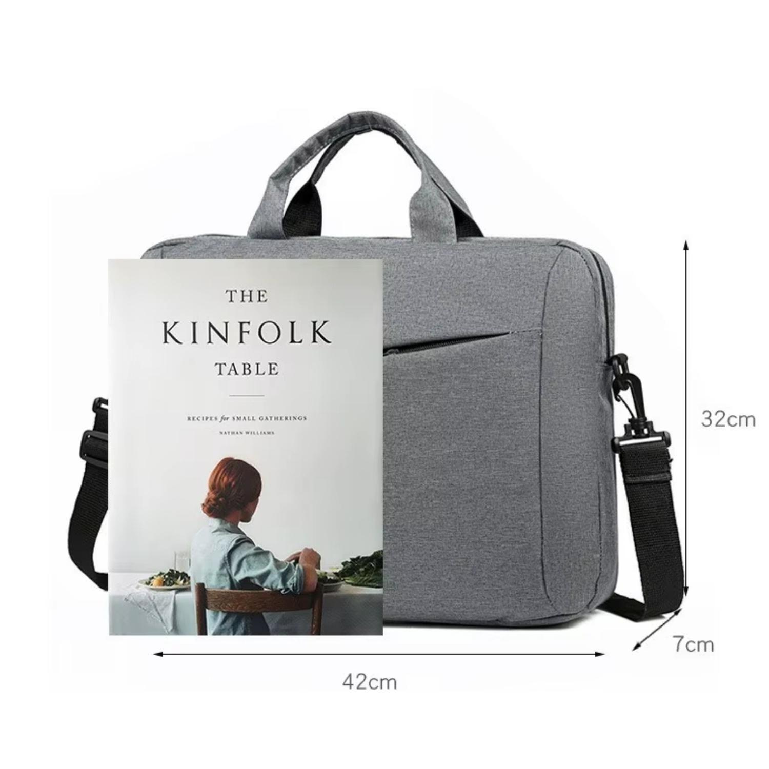 Bolso Para Notebook Color Gris. 15,6". 41X31X7Cm.-2