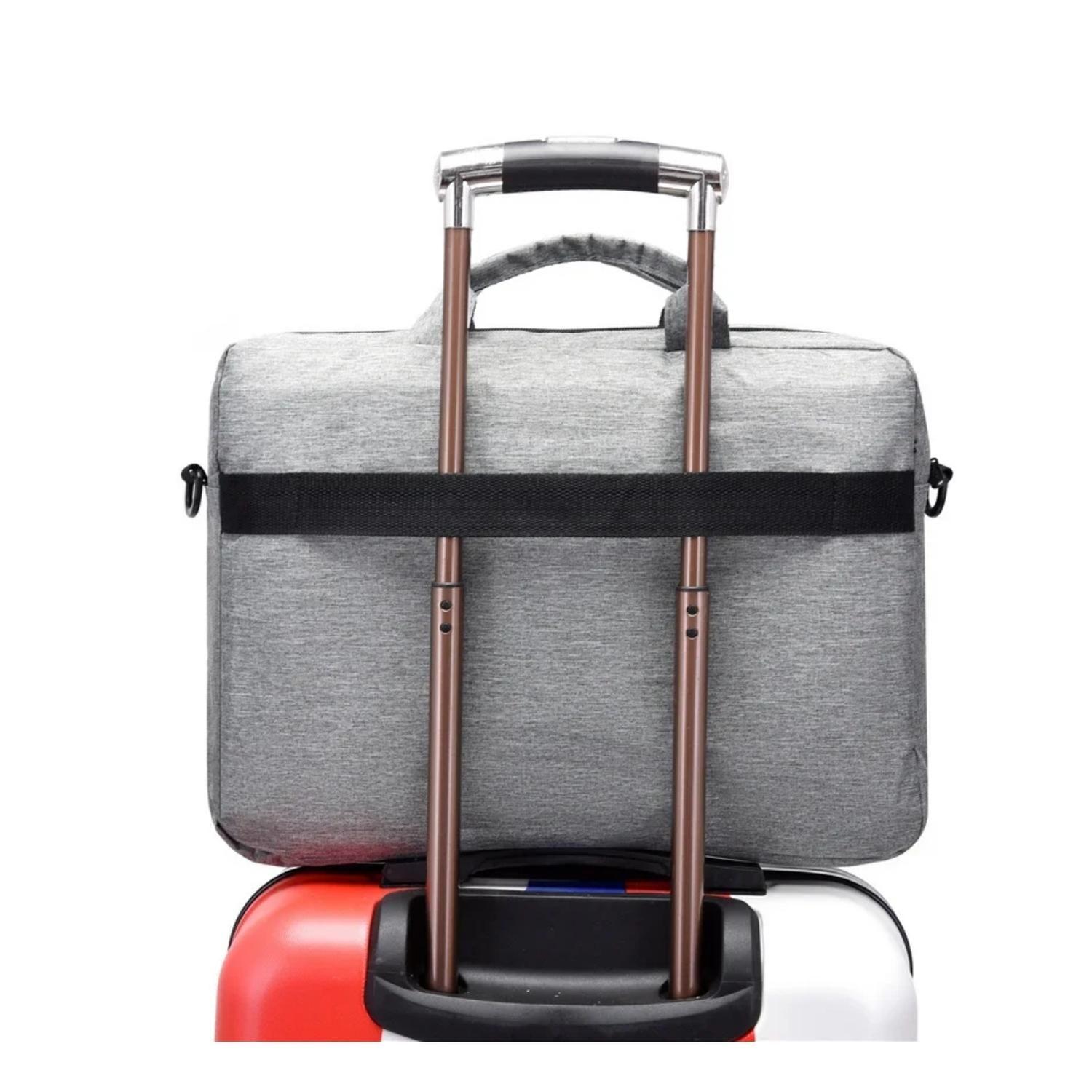Bolso Para Notebook Color Gris. 15,6". 41X31X7Cm.-3