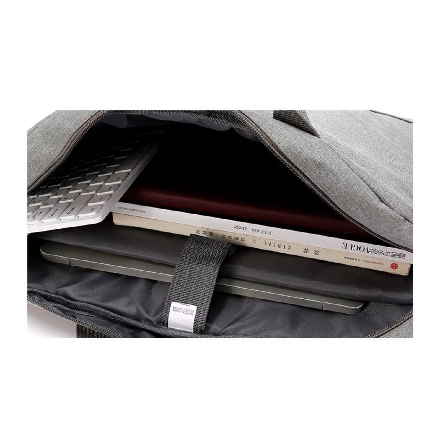 Bolso Para Notebook Color Gris. 15,6". 41X31X7Cm.-8