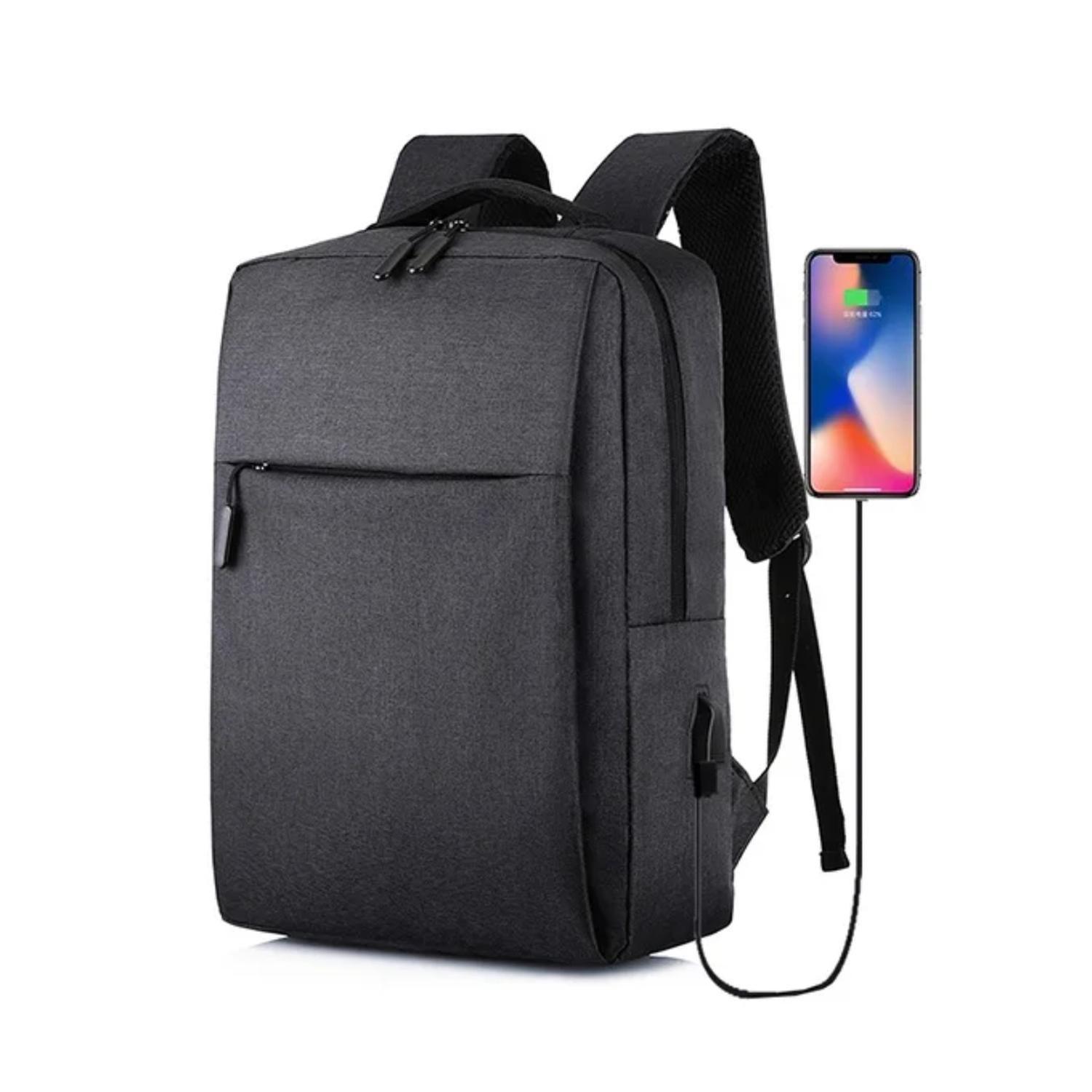 Mochila Notebook 15,6”. Notebook Multiuso. Negra-2