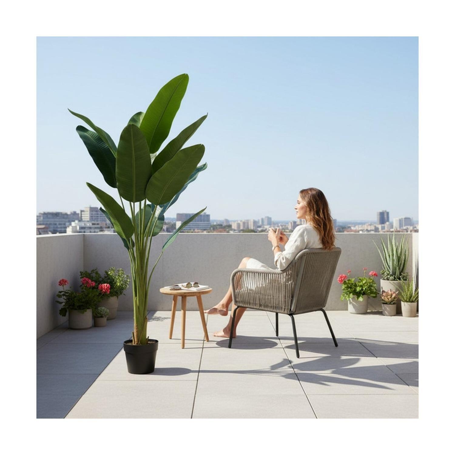 Planta Artificial Ave Del Paraíso Strelitzia 160 Cm-6