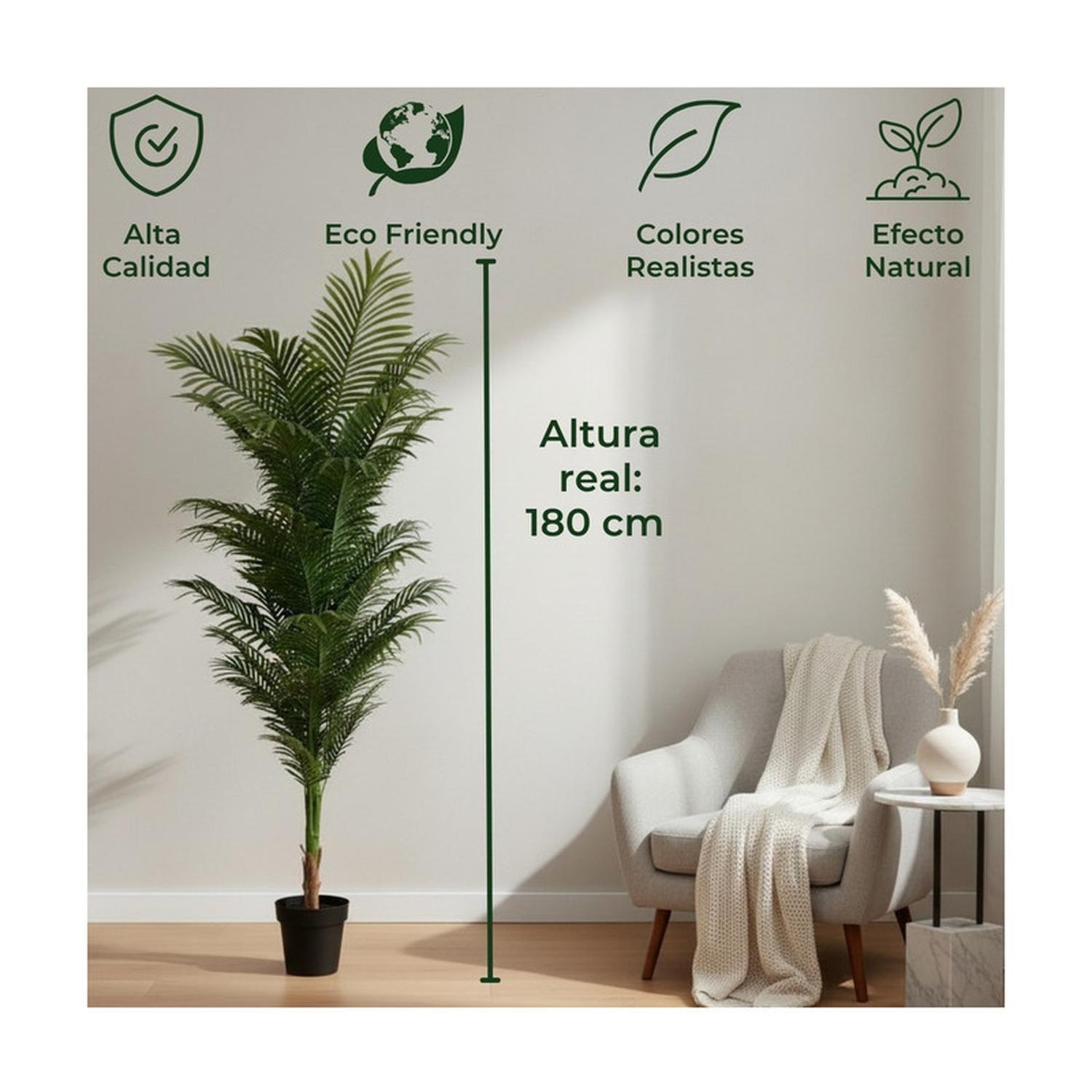 Planta Artificial Palmera Areca Alta 180 cm-3