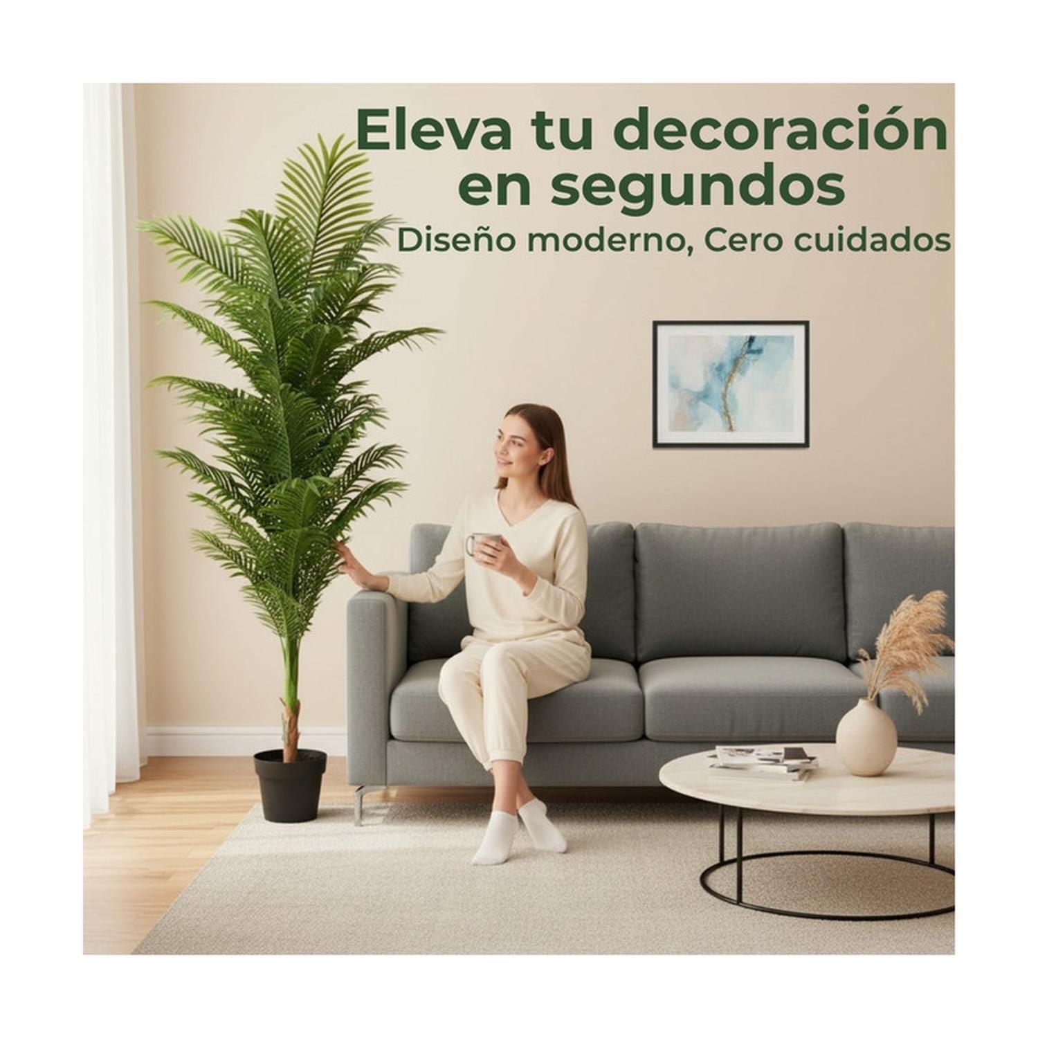 Planta Artificial Palmera Areca Alta 180 cm-5