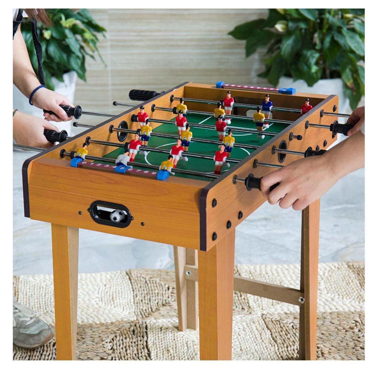 Taca Taca Madera Niños 9 Jugadores Por Lado Mesa De Futbol-4