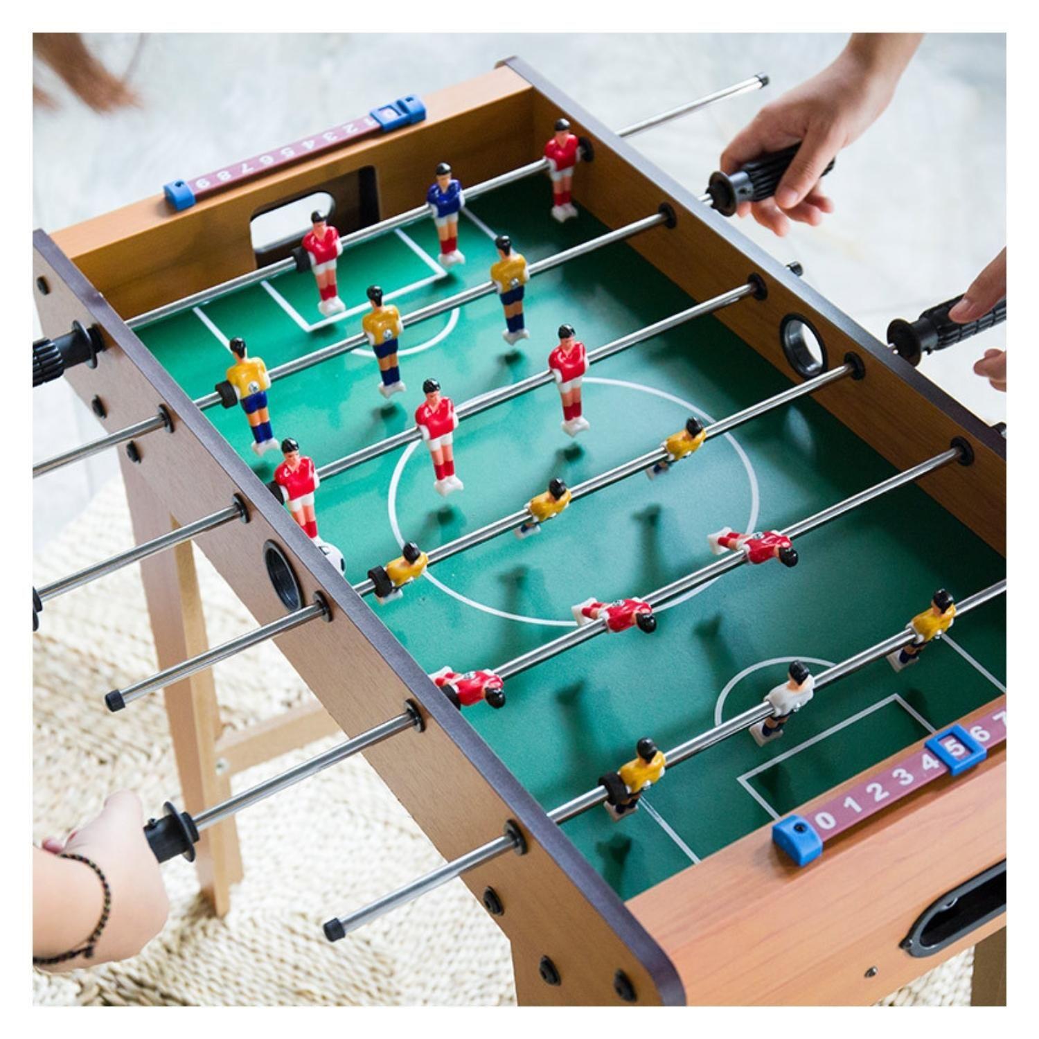 Taca Taca Madera Niños 9 Jugadores Por Lado Mesa De Futbol-7