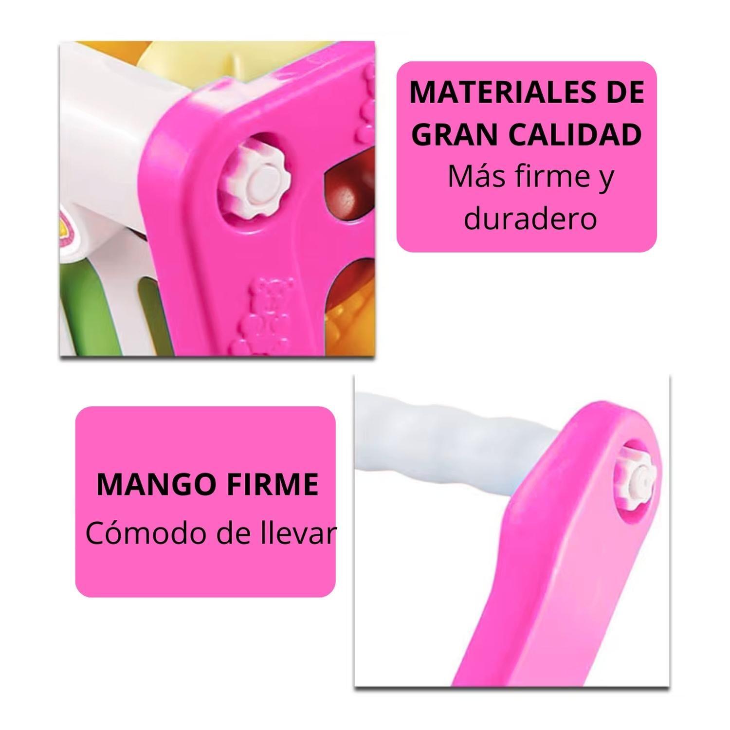 Carro Supermercado Juguete Carrito Compra Rosado Accesorios-6