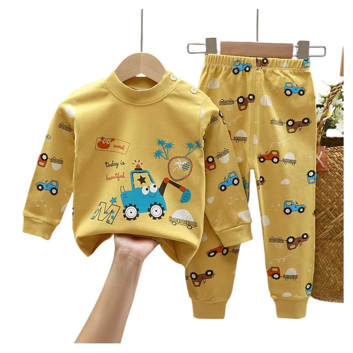 Pijama Niño Manga Larga Algodon Infantil-0