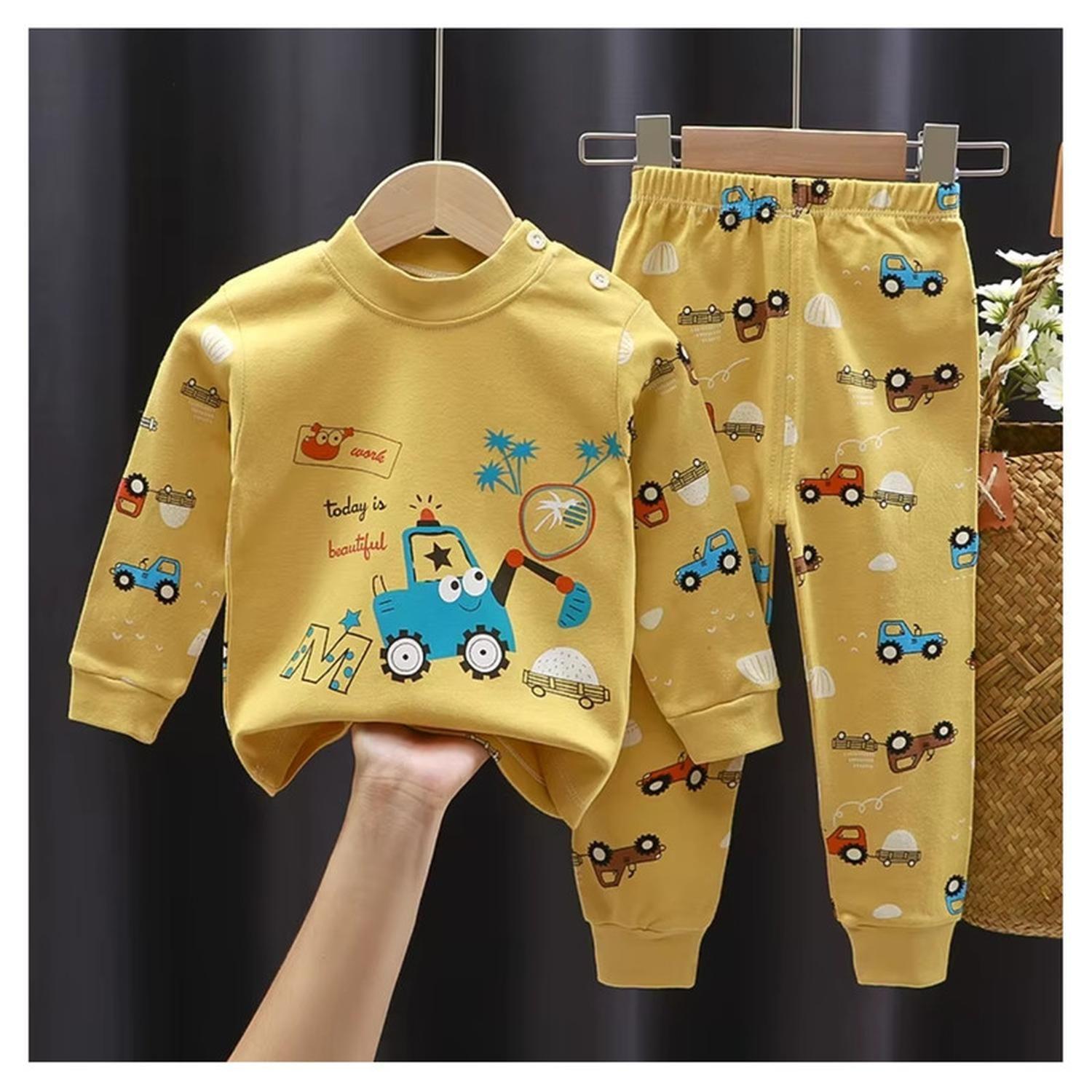 Pijama Niño Manga Larga Algodon Infantil-1