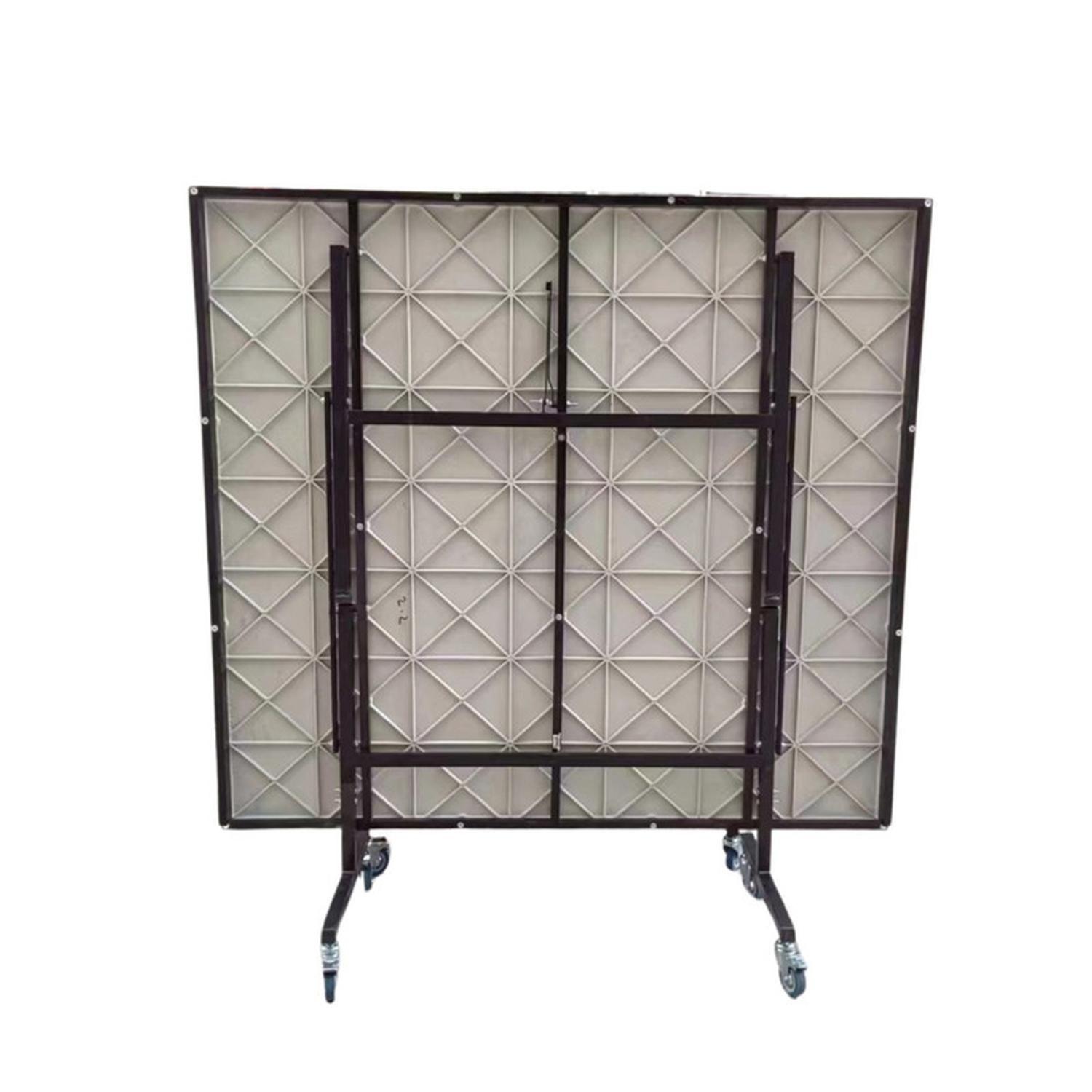 Mesa Ping Pong Exterior Plegable Ruedas Estructura De Acero-4