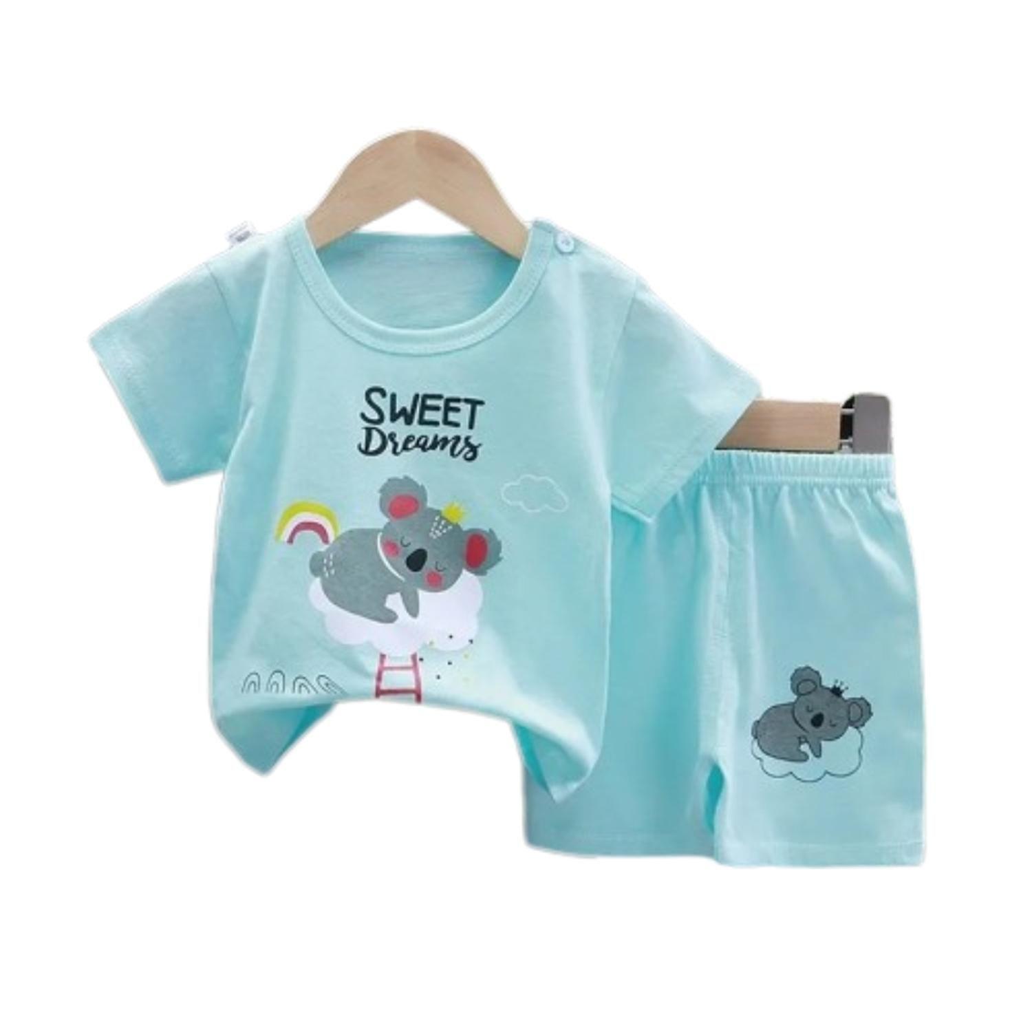 Pijama Niña Algodon Manga Corta Short Sweet Koala-0