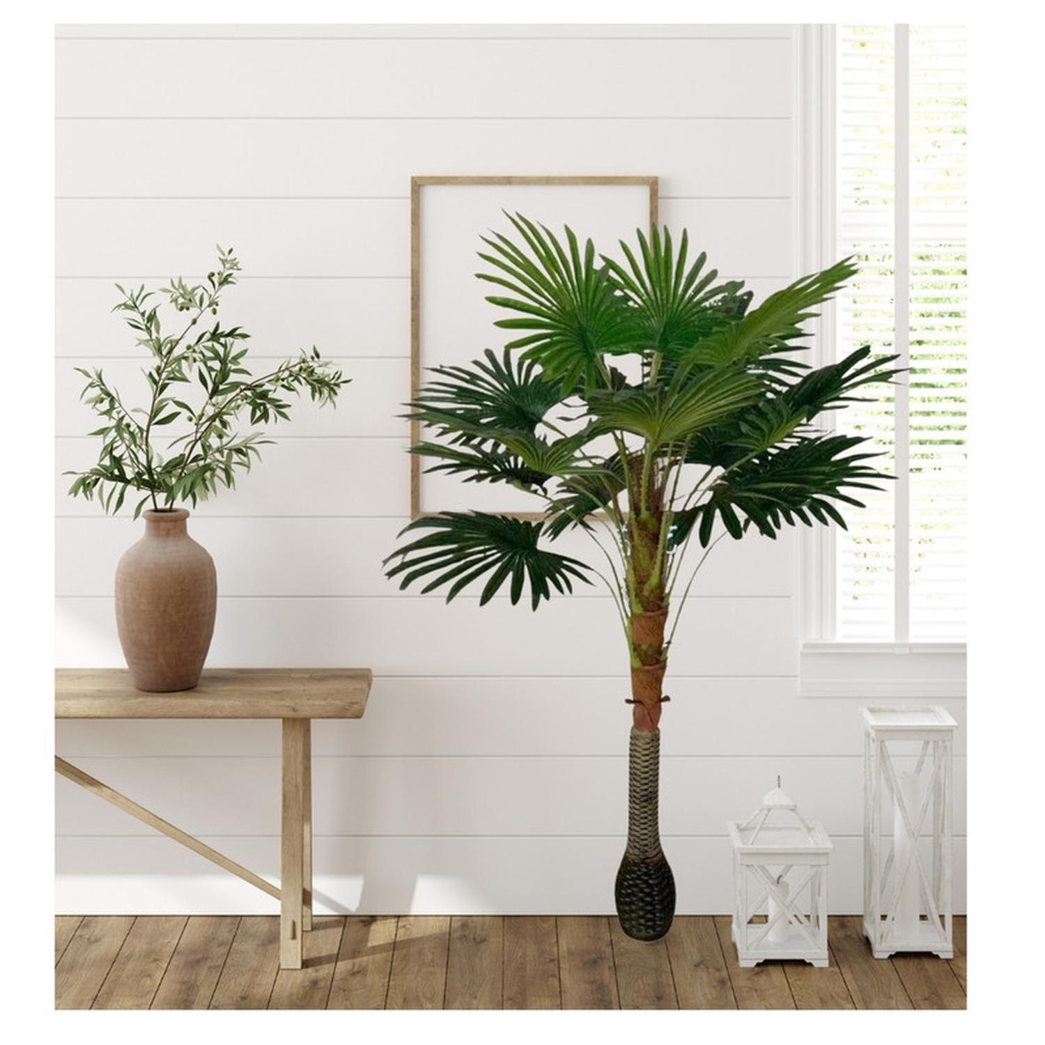 Planta Artificial Decorativa Palmera 140 Cm-3