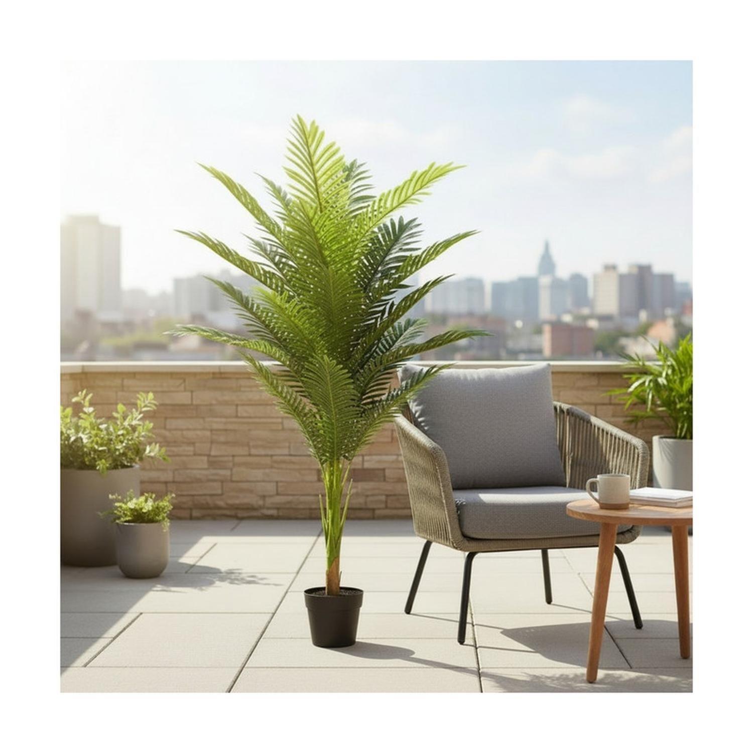 Planta Artificial Palmera Areca Alta 150 cm-6
