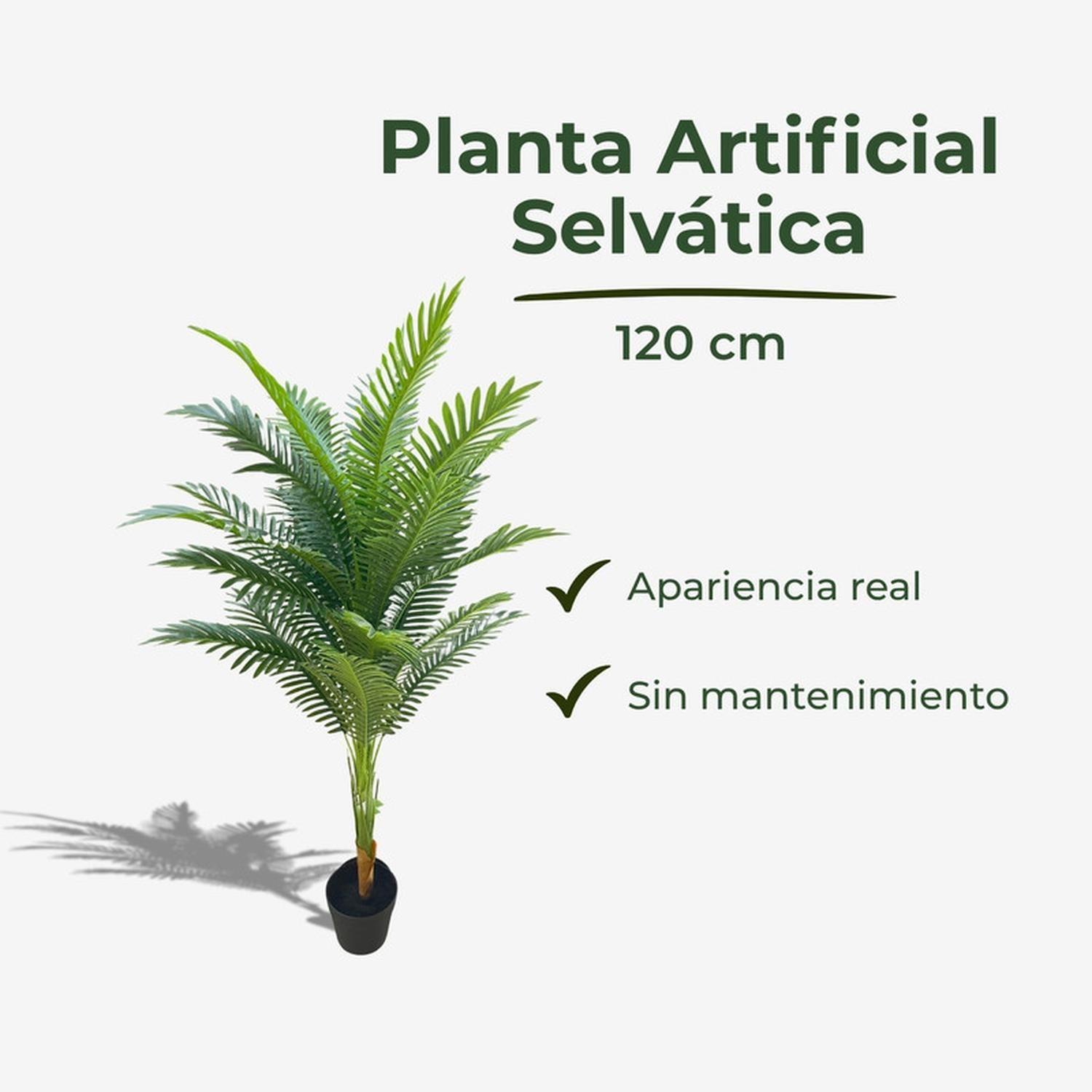 Planta Artificial Palmera Areca Decorativa 120 cm-2