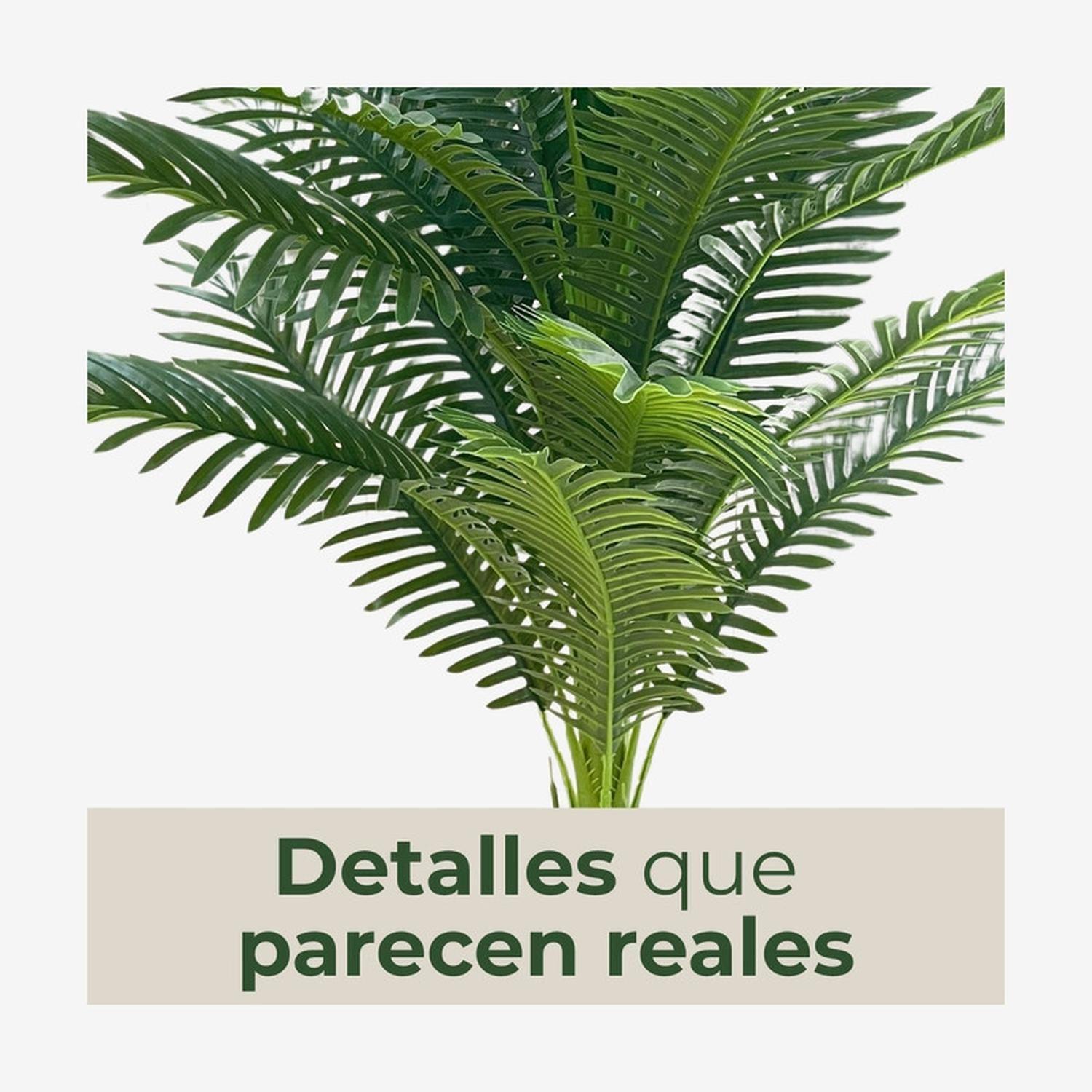 Planta Artificial Palmera Areca Decorativa 120 cm-4