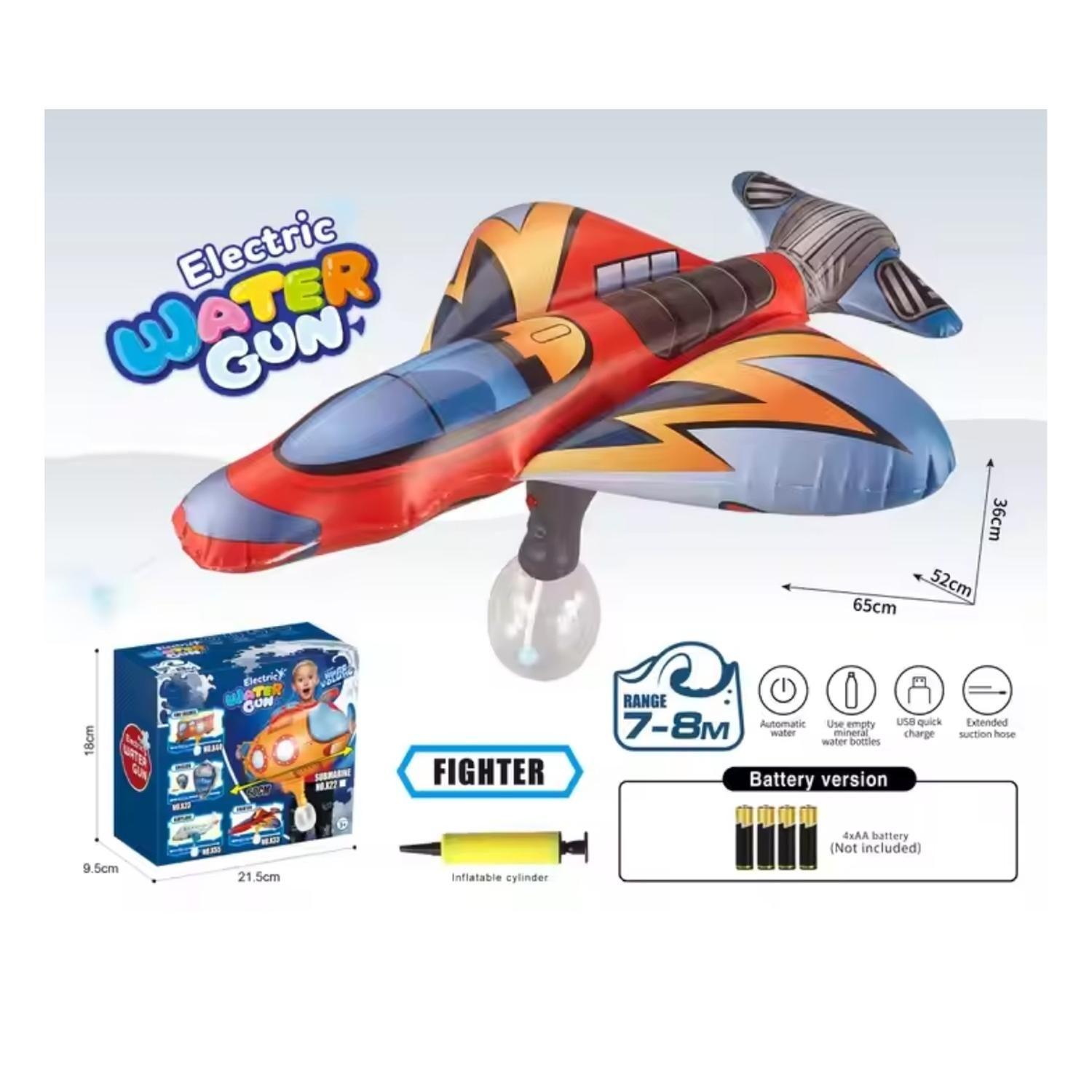 Pistolas De Agua Zepellin Electrica Inflable Chooro Agua-2