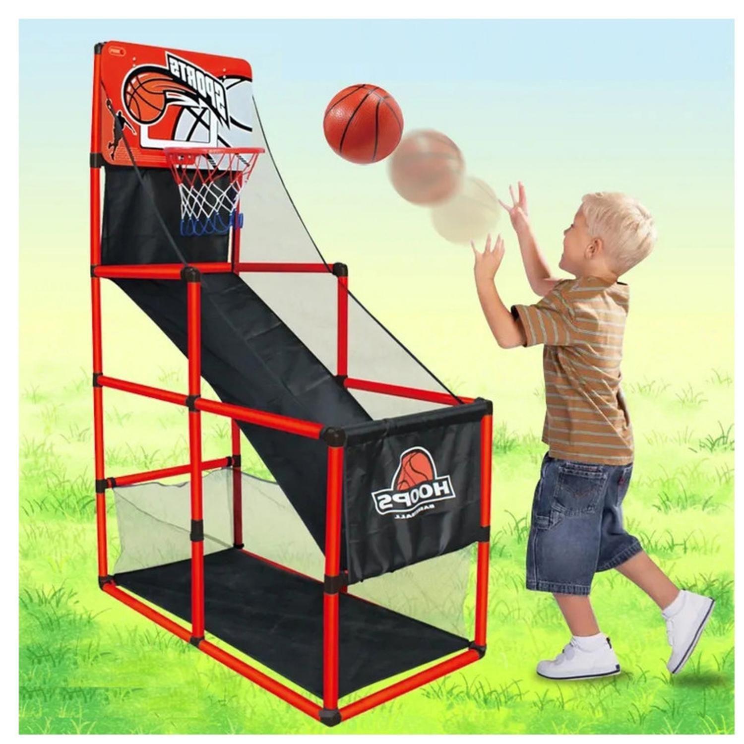 Juego de Básquet Infantil con Aro y Pelota-3