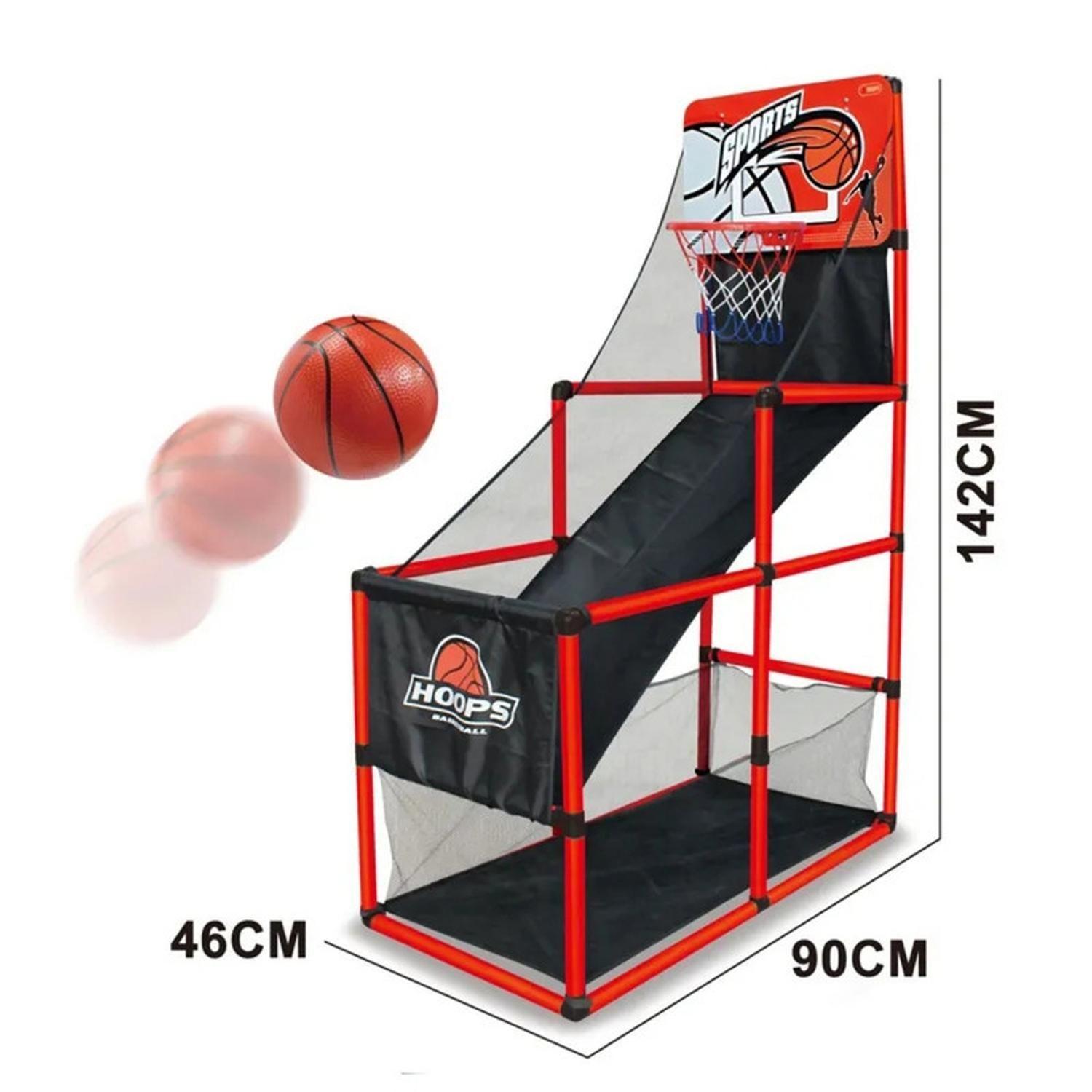 Juego de Básquet Infantil con Aro y Pelota-4