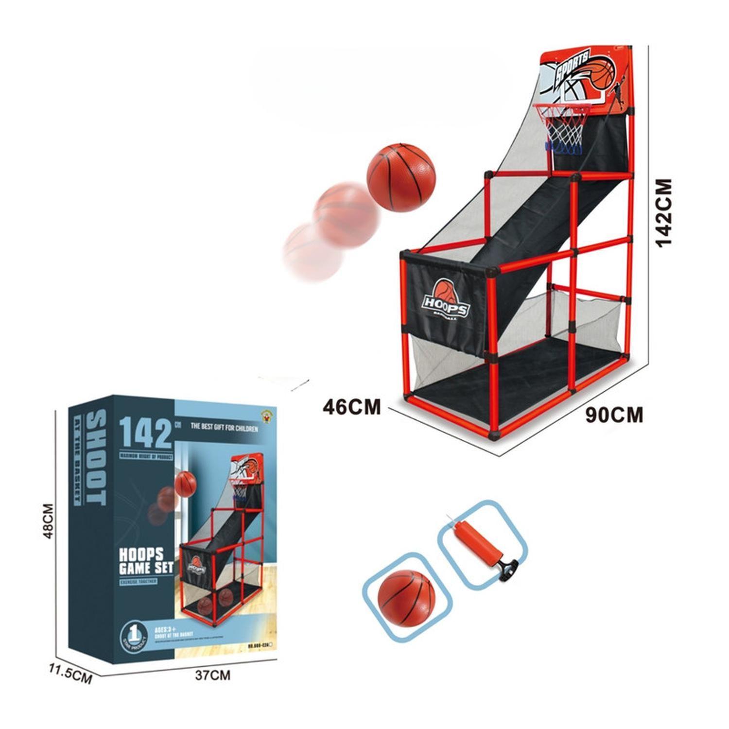 Juego de Básquet Infantil con Aro y Pelota-5