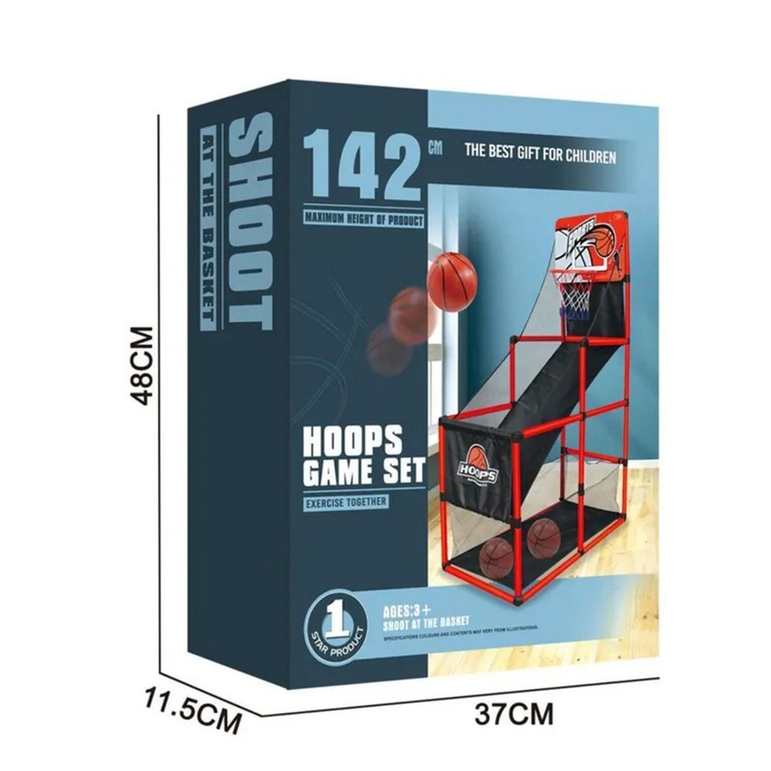 Juego de Básquet Infantil con Aro y Pelota-6