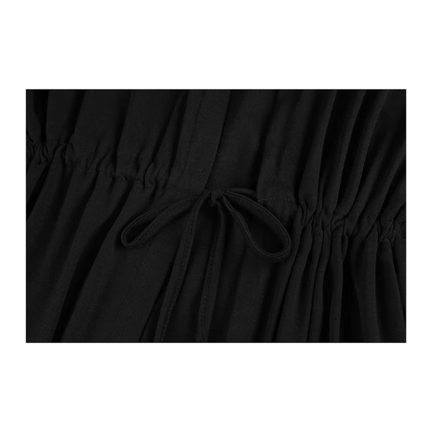 Polera Lactancia Maternidad Manga Larga Vero Negro-6