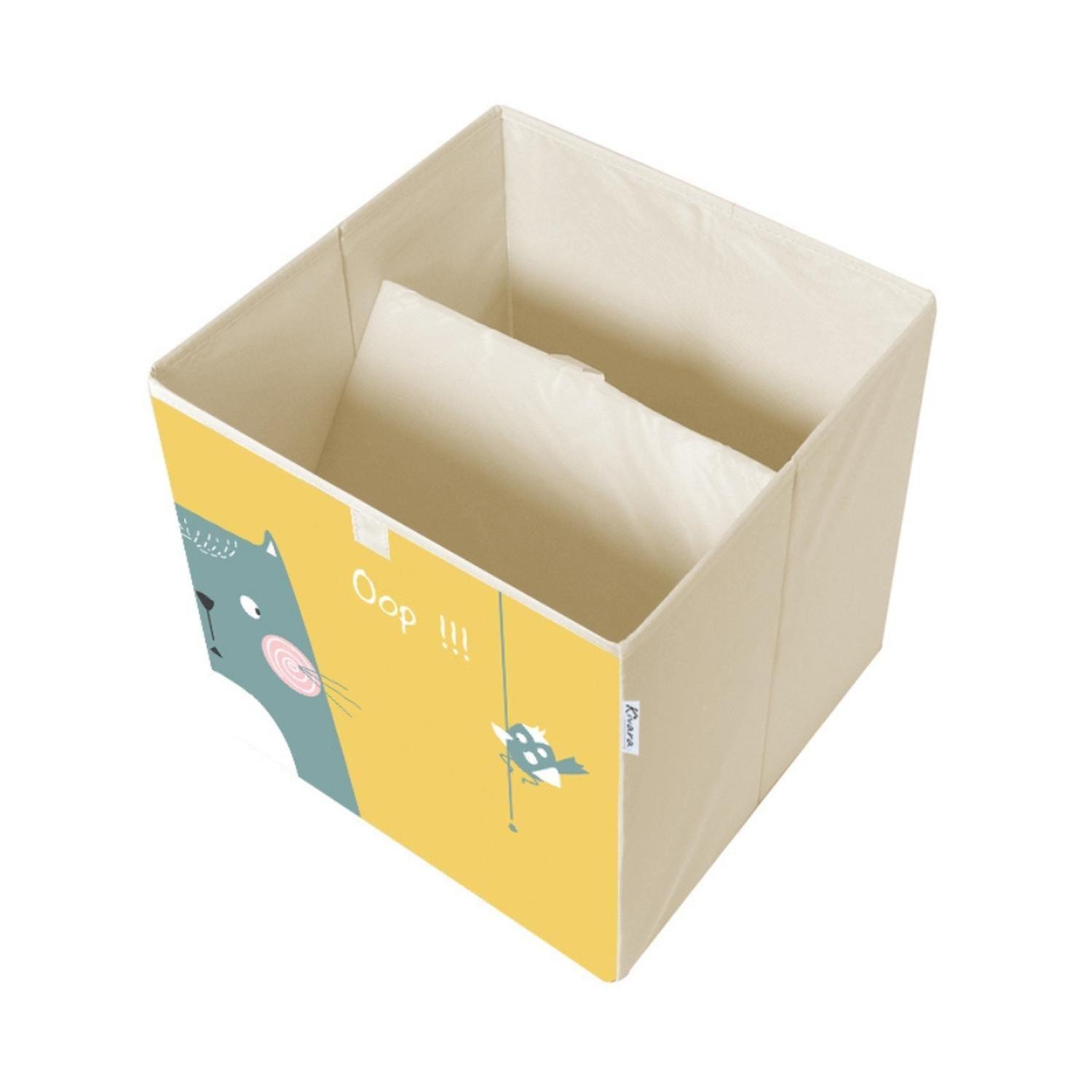 Caja Organizador Juguetes Ropa Infantil Kivara Gato Oop-2