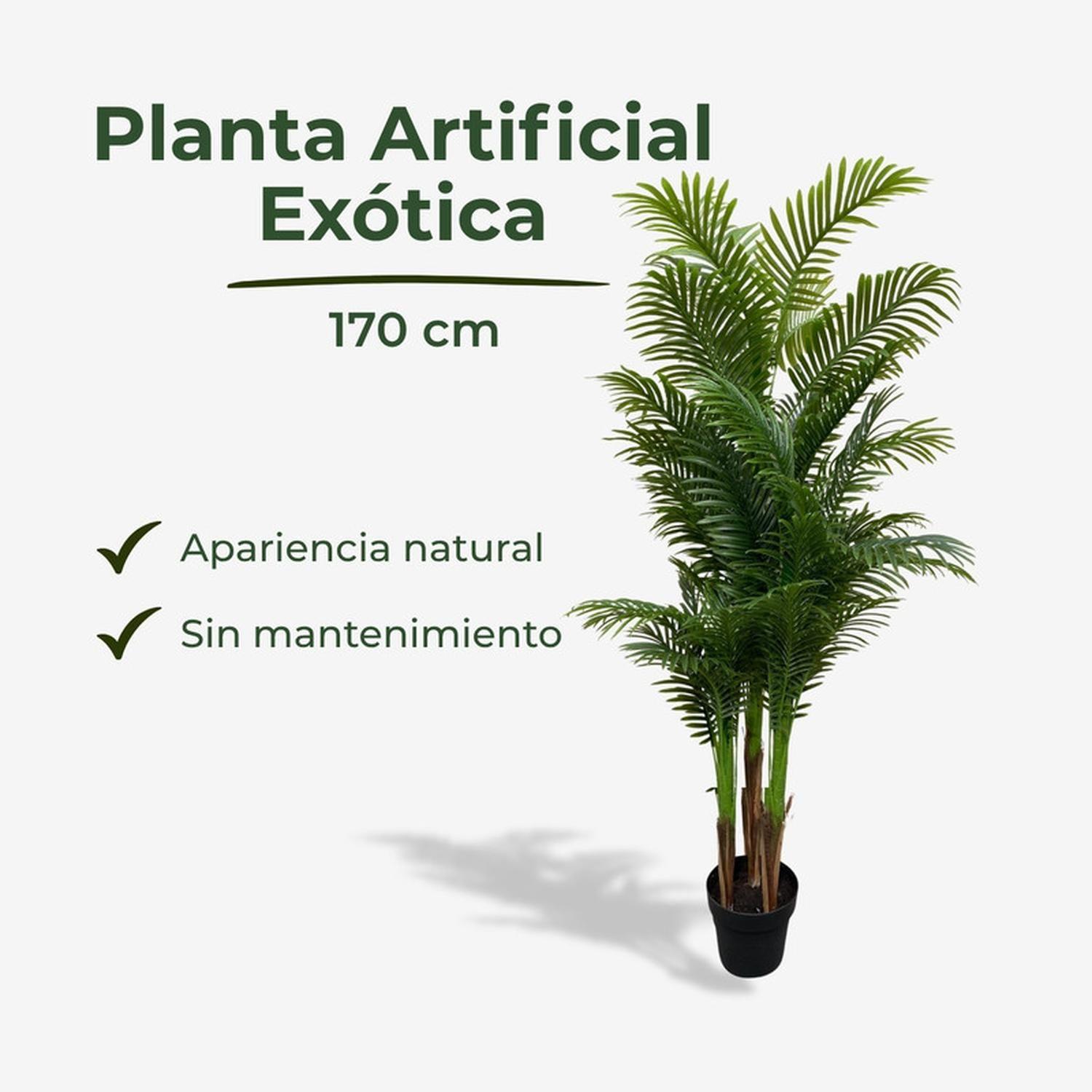 Planta Artificial Palmera Areca Alta 170 cm-2