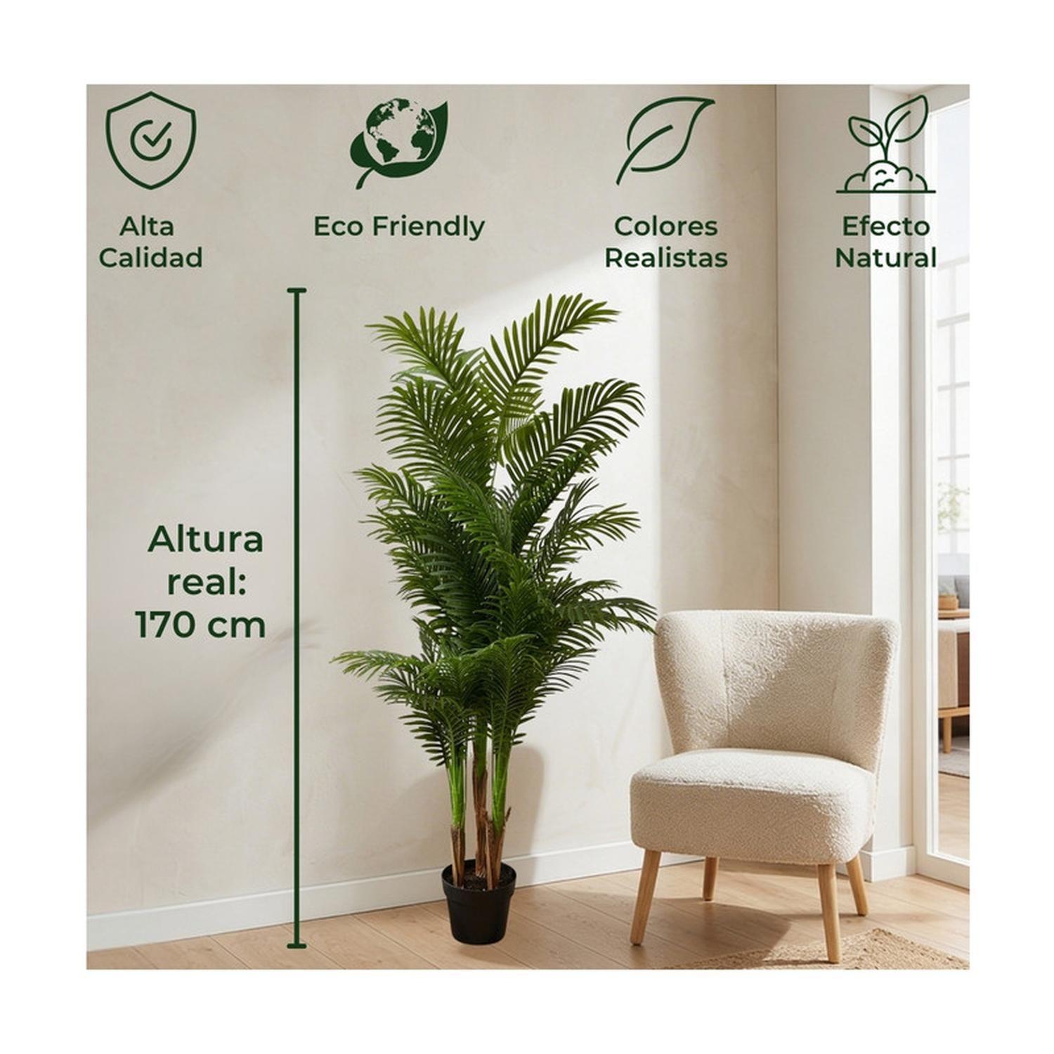 Planta Artificial Palmera Areca Alta 170 cm-3