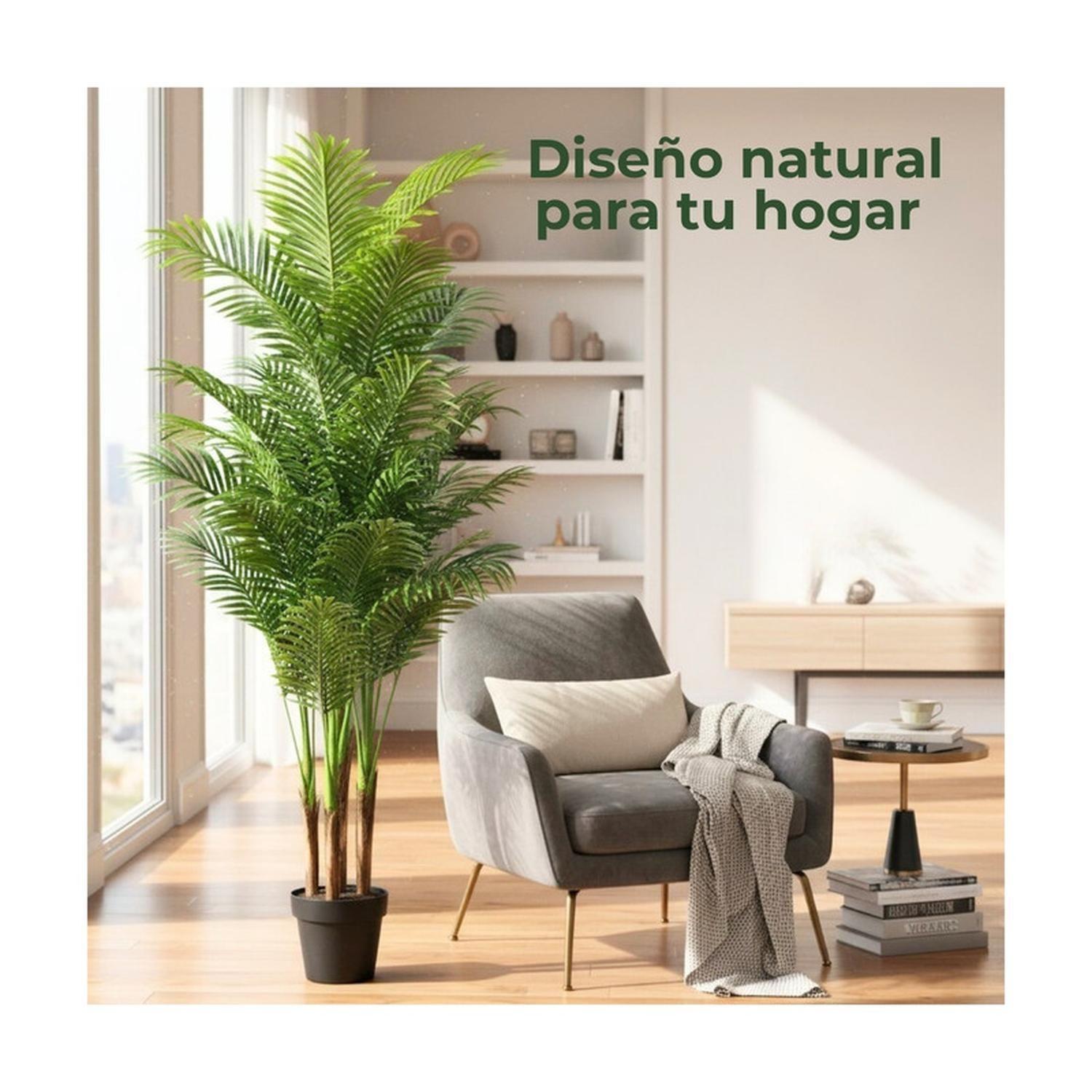 Planta Artificial Palmera Areca Alta 170 cm-5