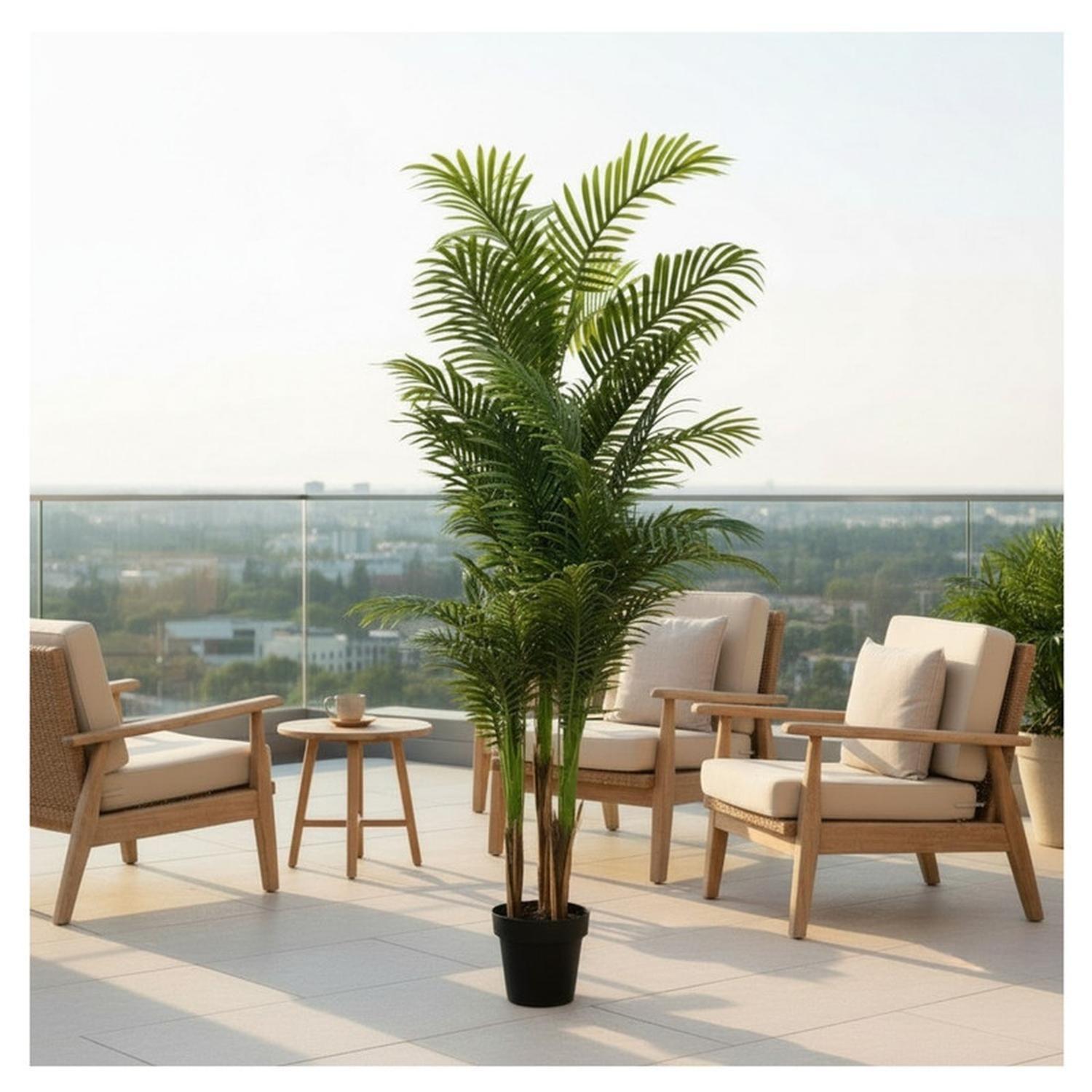 Planta Artificial Palmera Areca Alta 170 cm-6