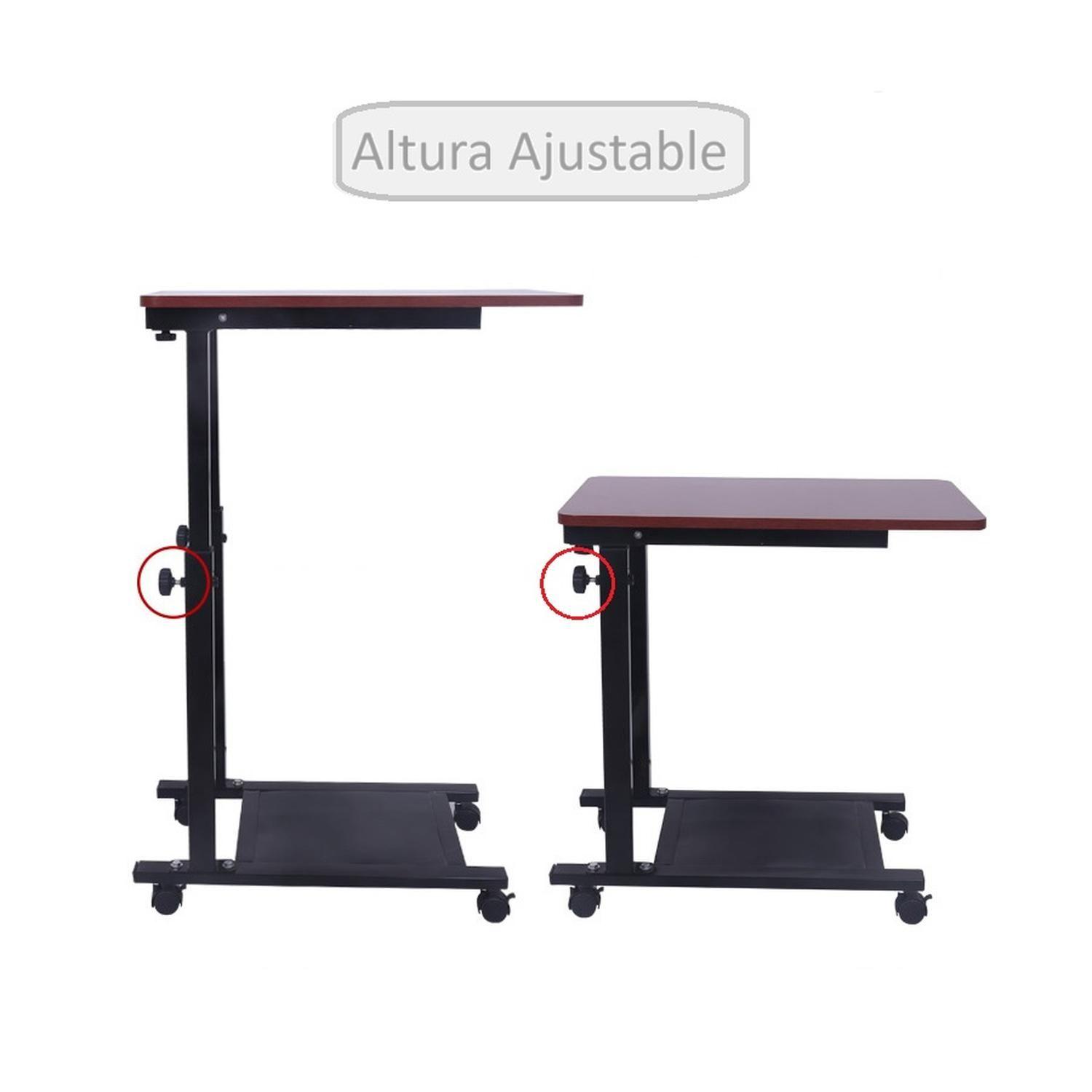 Mesa Plegable Enfermo Cama Carga 60 Kg Altura Ajustable Pc-4