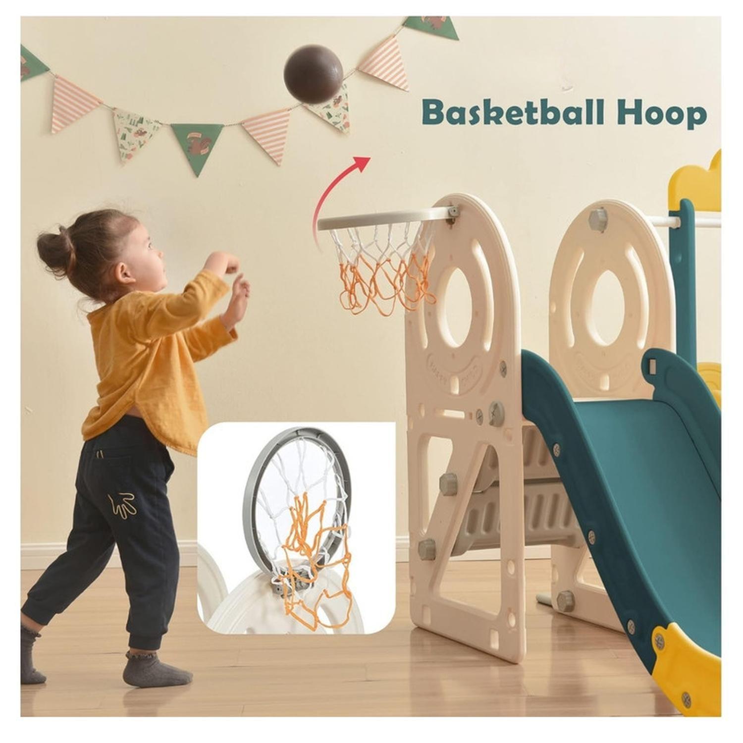 Juego Resbalin Tobogan Casa Club De Juegos Smile Bus-5