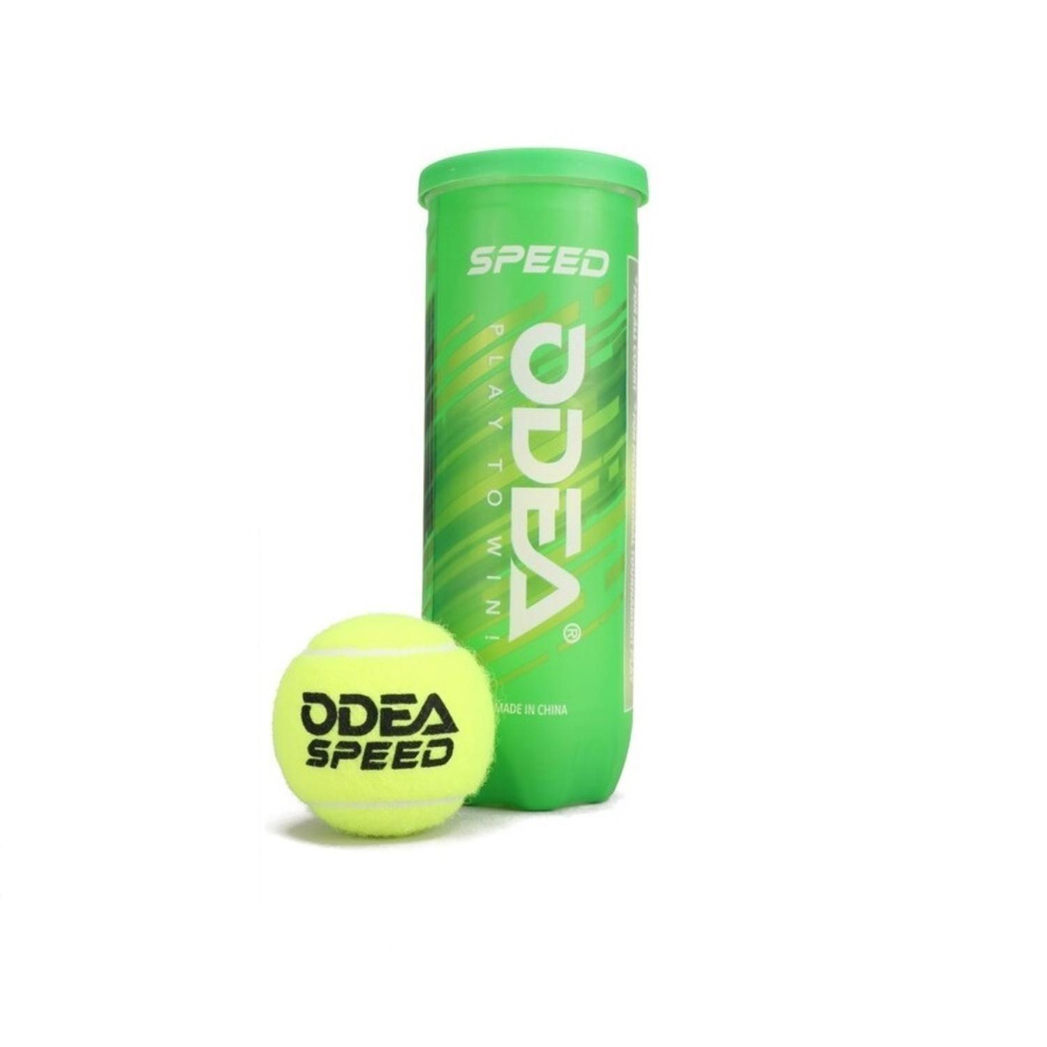 12 Tarros Pelotas de Tenis ODEA SPEED. 3 Pelotas x Tarro.-1