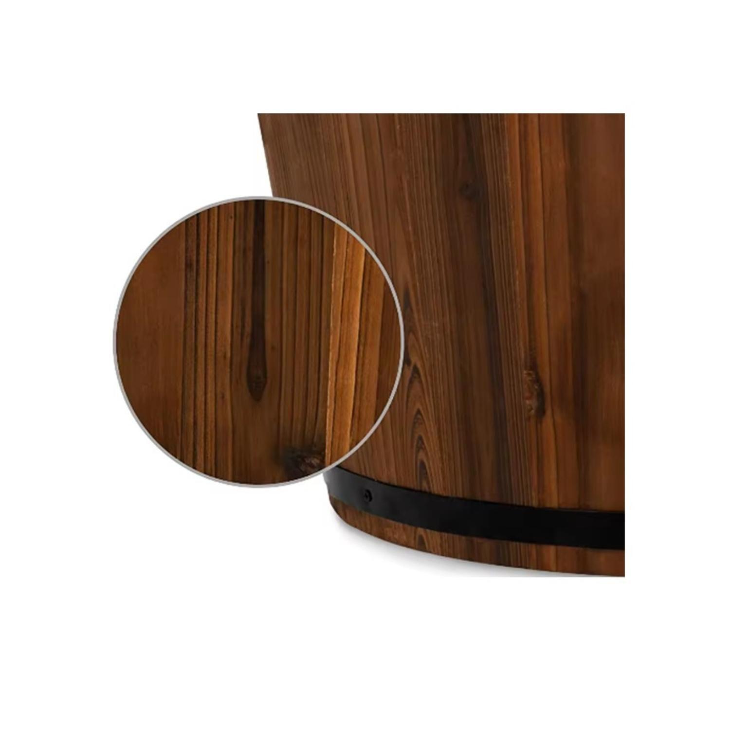 Maceteros de Madera de Abeto. Pack 3 unidades. 14 / 12 / 10 cm-3