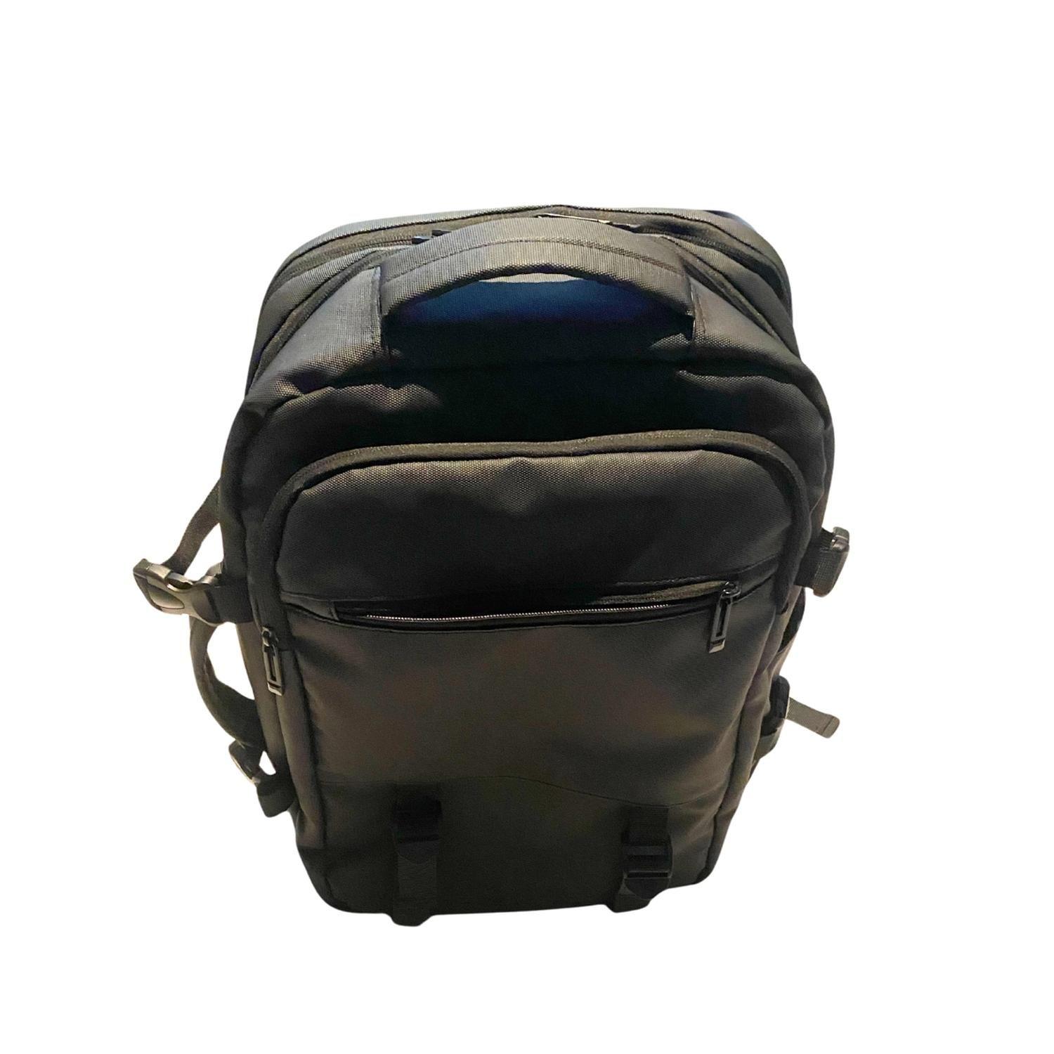 Mochila Viaje/Cabina Notebook Multifuncional 45X35X18 Gris-3