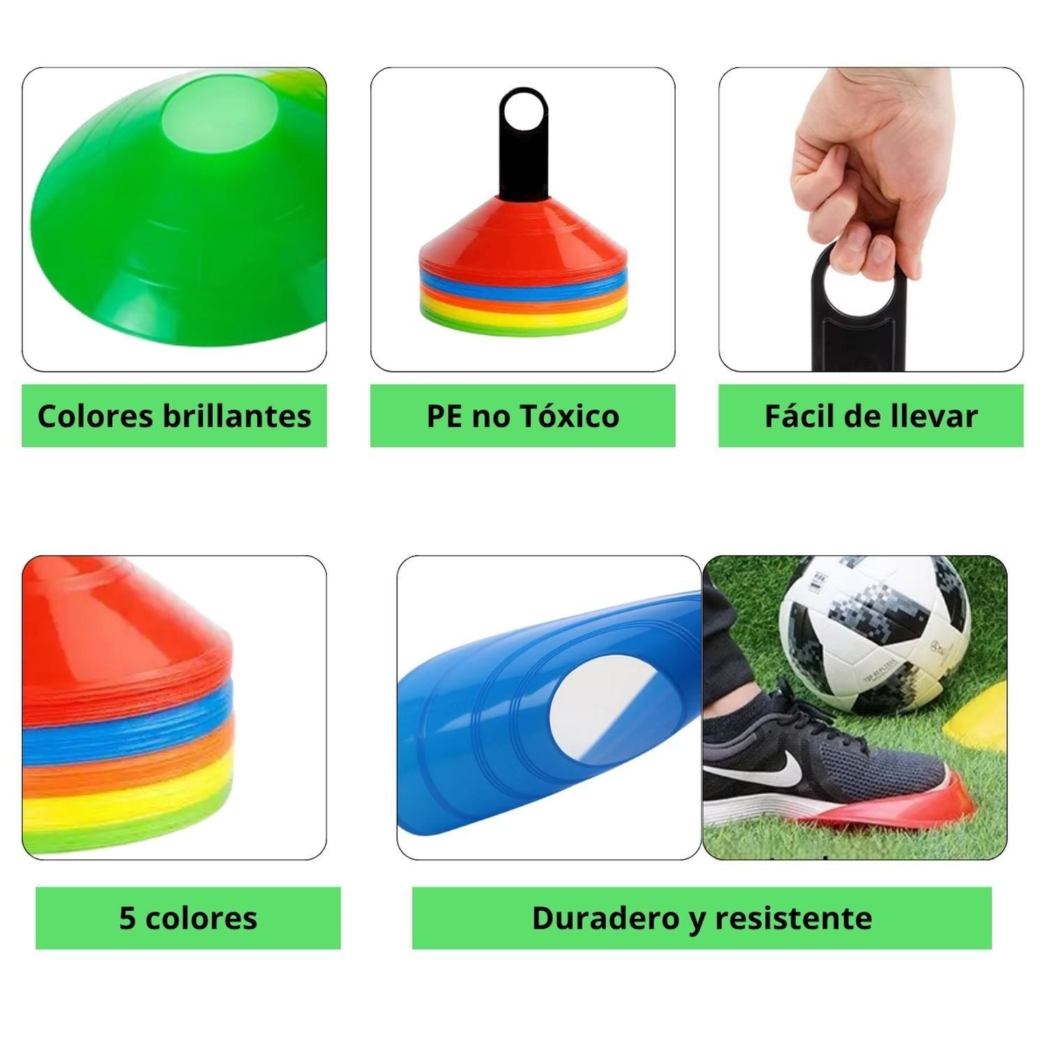 Pack 100 Conos Lenteja Deporte Y Entrenamiento Deportivo-1
