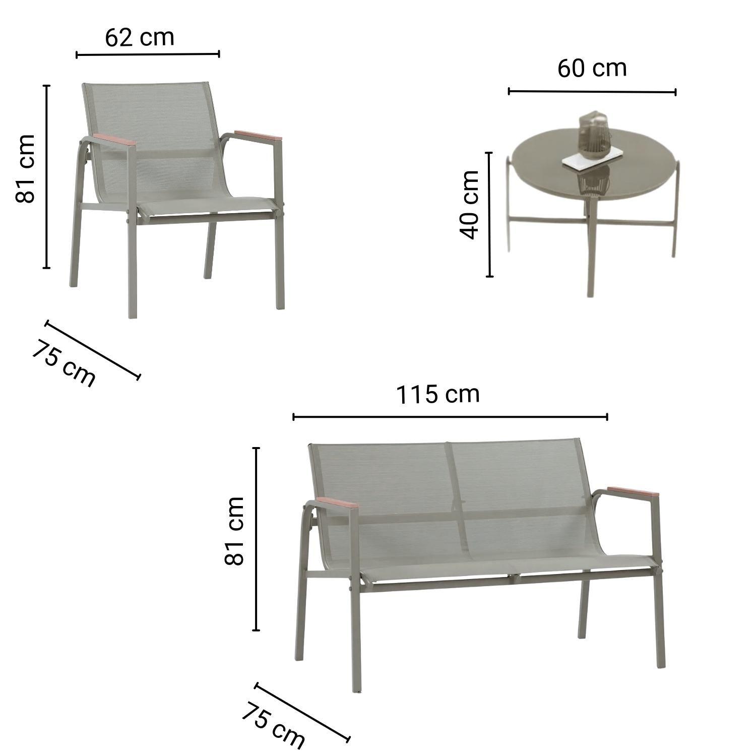 Juego De Terraza Living Malla Saint Thomas 4 Piezas Exterior-6
