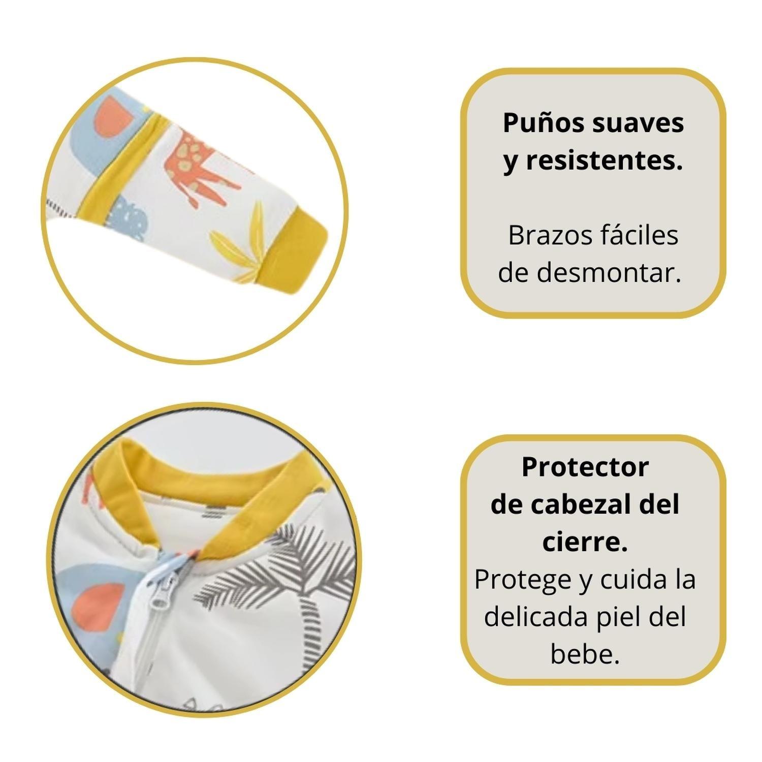 Saquito De Dormir Bebe Con Piecitos Tog 1,5 Jurasic Deluxe-5