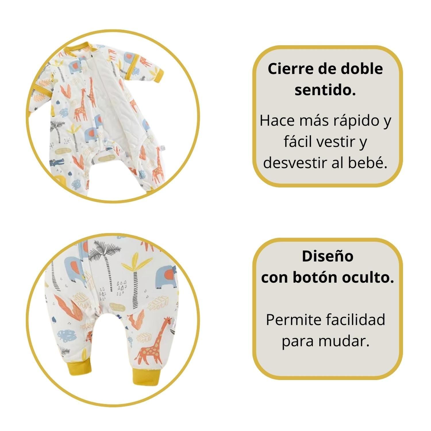 Saquito De Dormir Bebe Con Piecitos Tog 1,5 Jurasic Deluxe-6