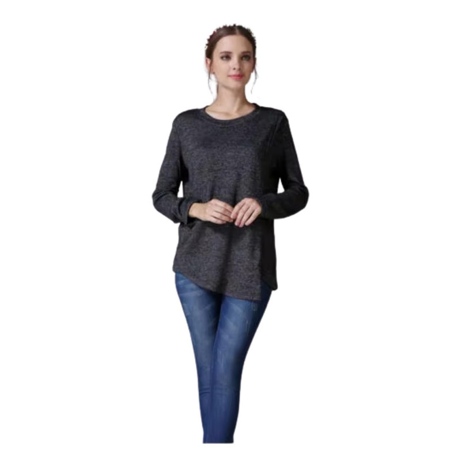 Polera Lactancia Maternidad Manga Larga Mari-3