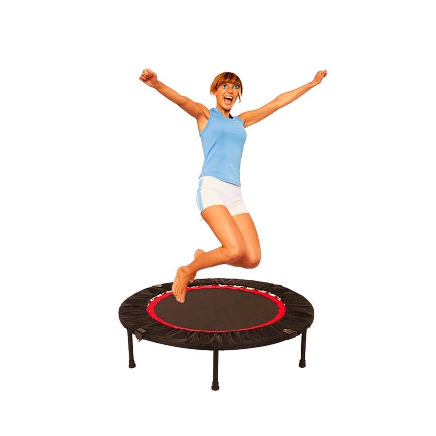 Trampolin Salto Plegable BODENG Gimnasio Fitness 100 cm.-6