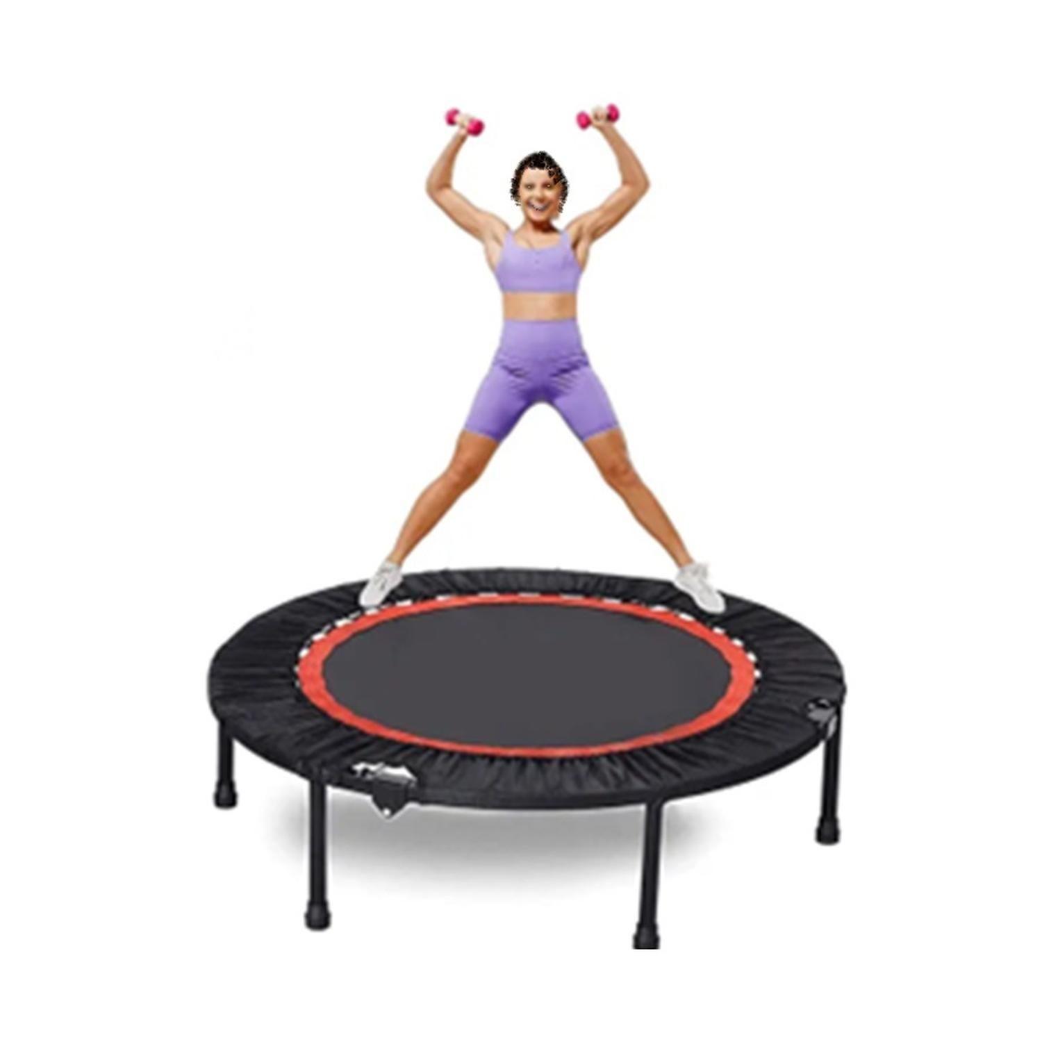 Trampolin Salto Plegable BODENG Gimnasio Fitness 100 cm.-8