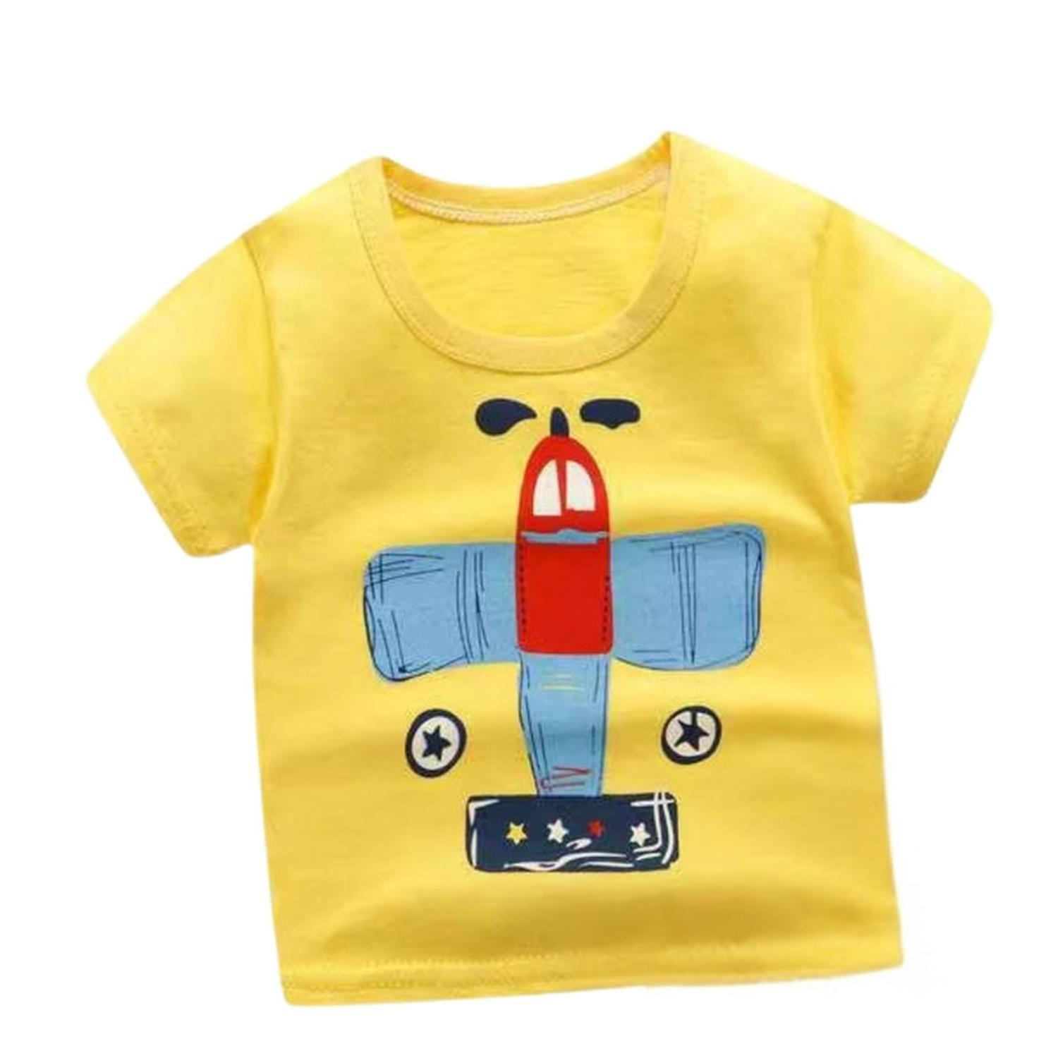 Pijama Niño Algodon Manga Corta Short Avion-2